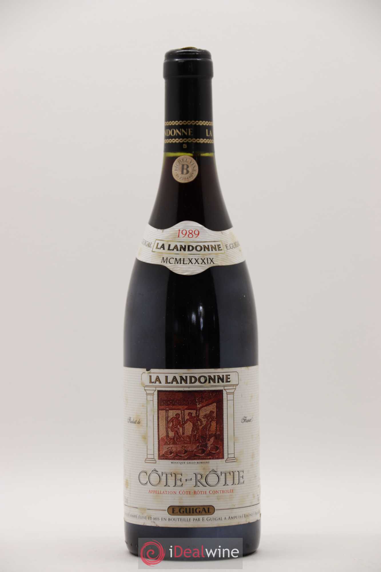 Côte-Rôtie La Landonne Guigal 1989 - Lot de 1 bouteille - 0