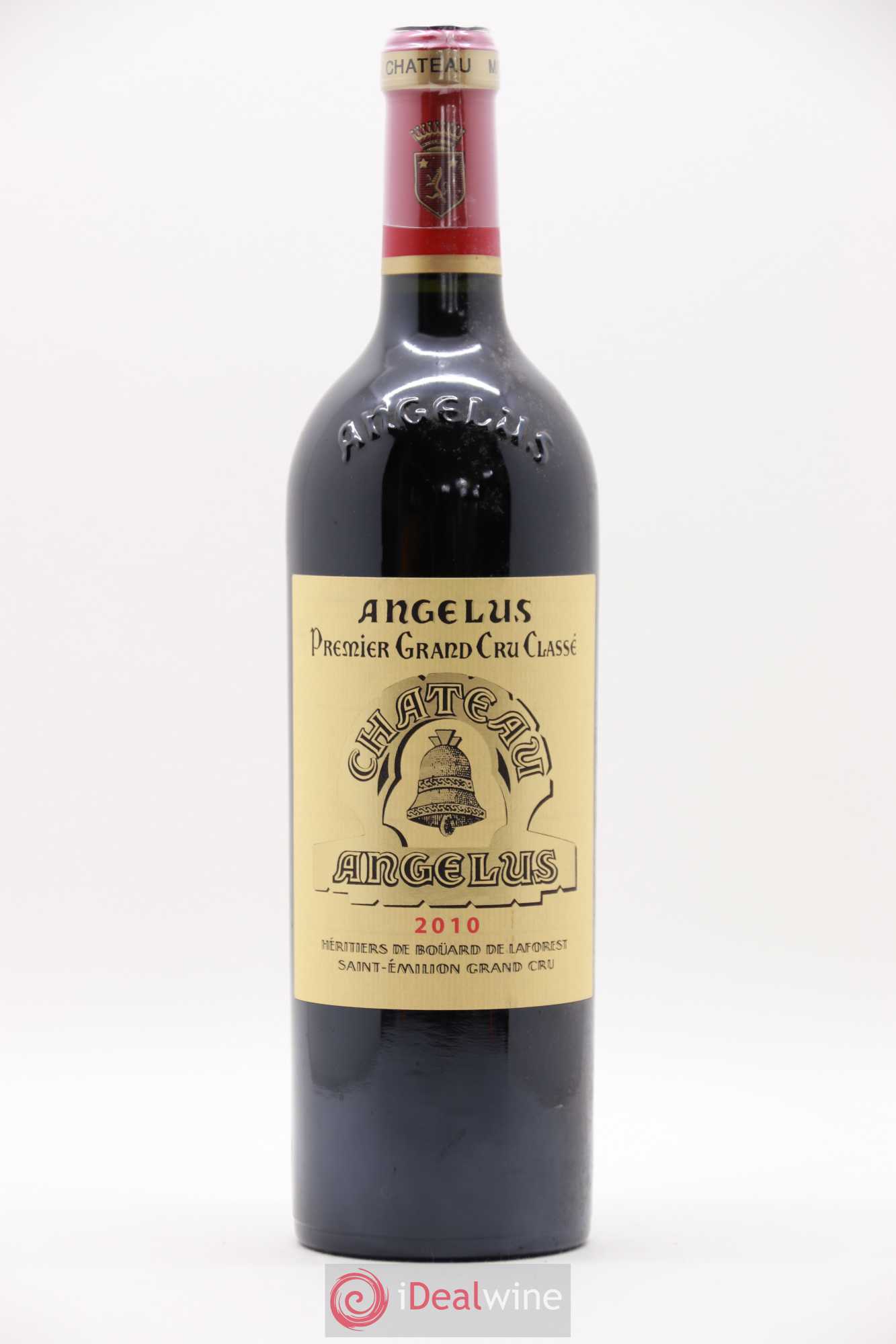 Château Angélus 1er Grand Cru Classé A 2010 - Lot de 1 bouteille - 0