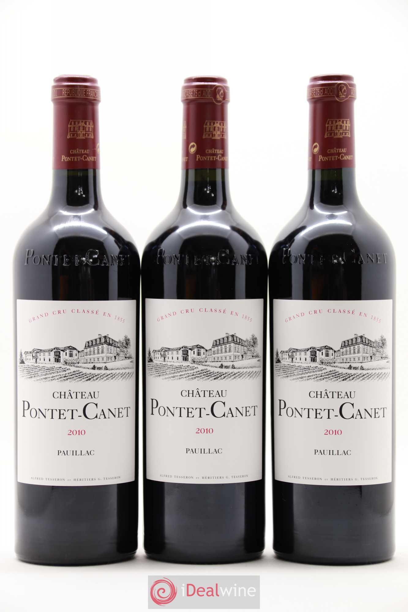 Château Pontet Canet 5ème Grand Cru Classé 2010 - Lot de 12 bouteilles - 3