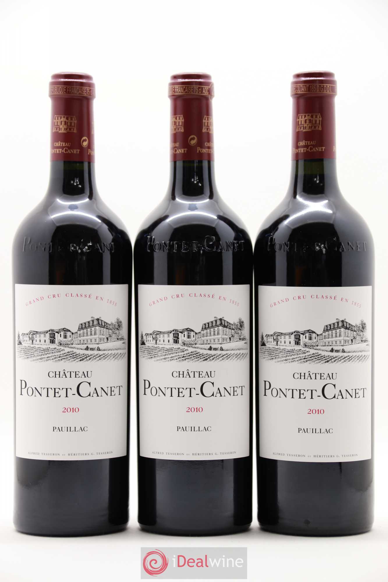 Château Pontet Canet 5ème Grand Cru Classé 2010 - Lot de 12 bouteilles - 5