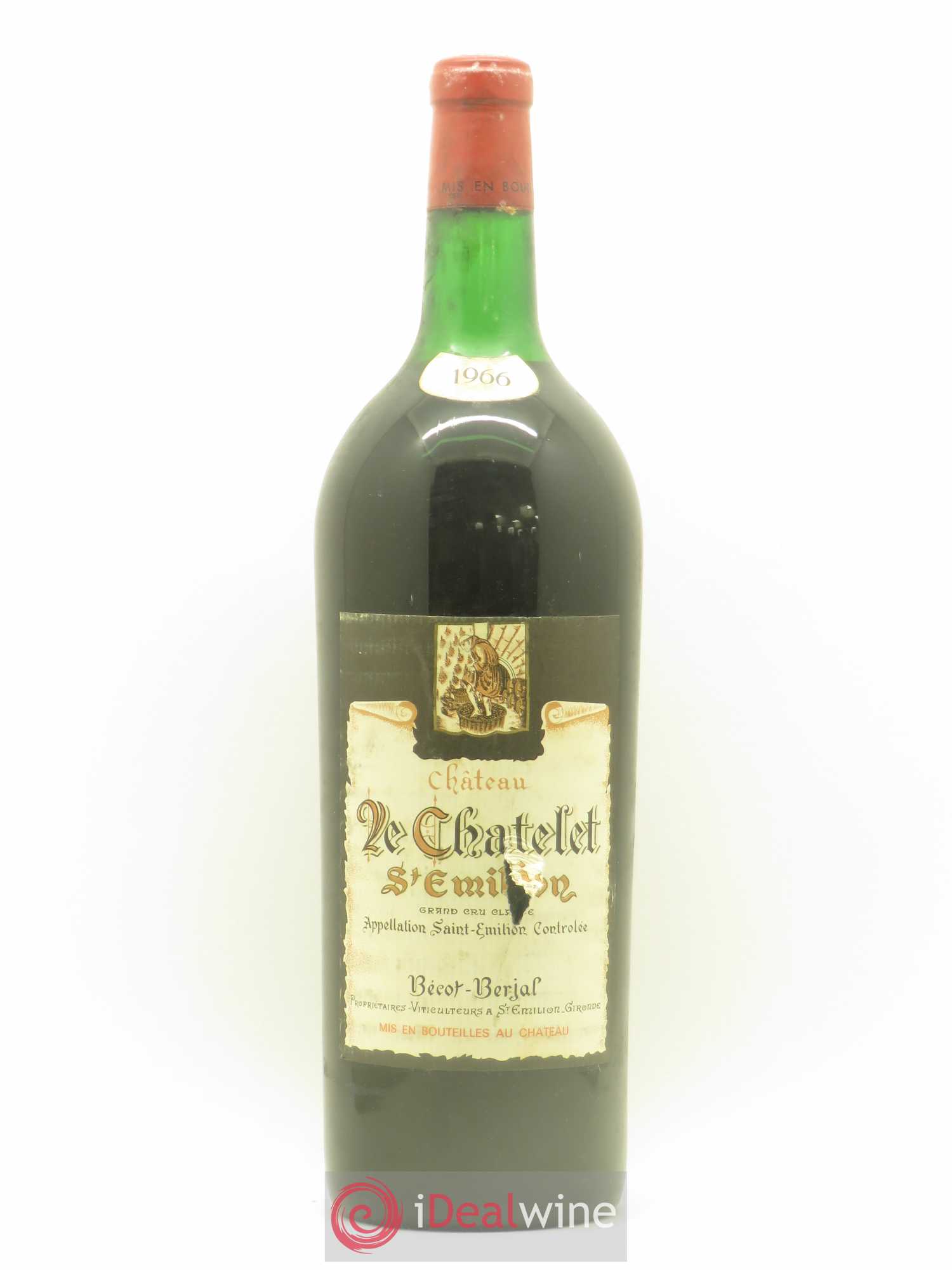 Saint-Émilion Grand Cru Le Chatelet 1966 - Posten von 1 Magnum - 0