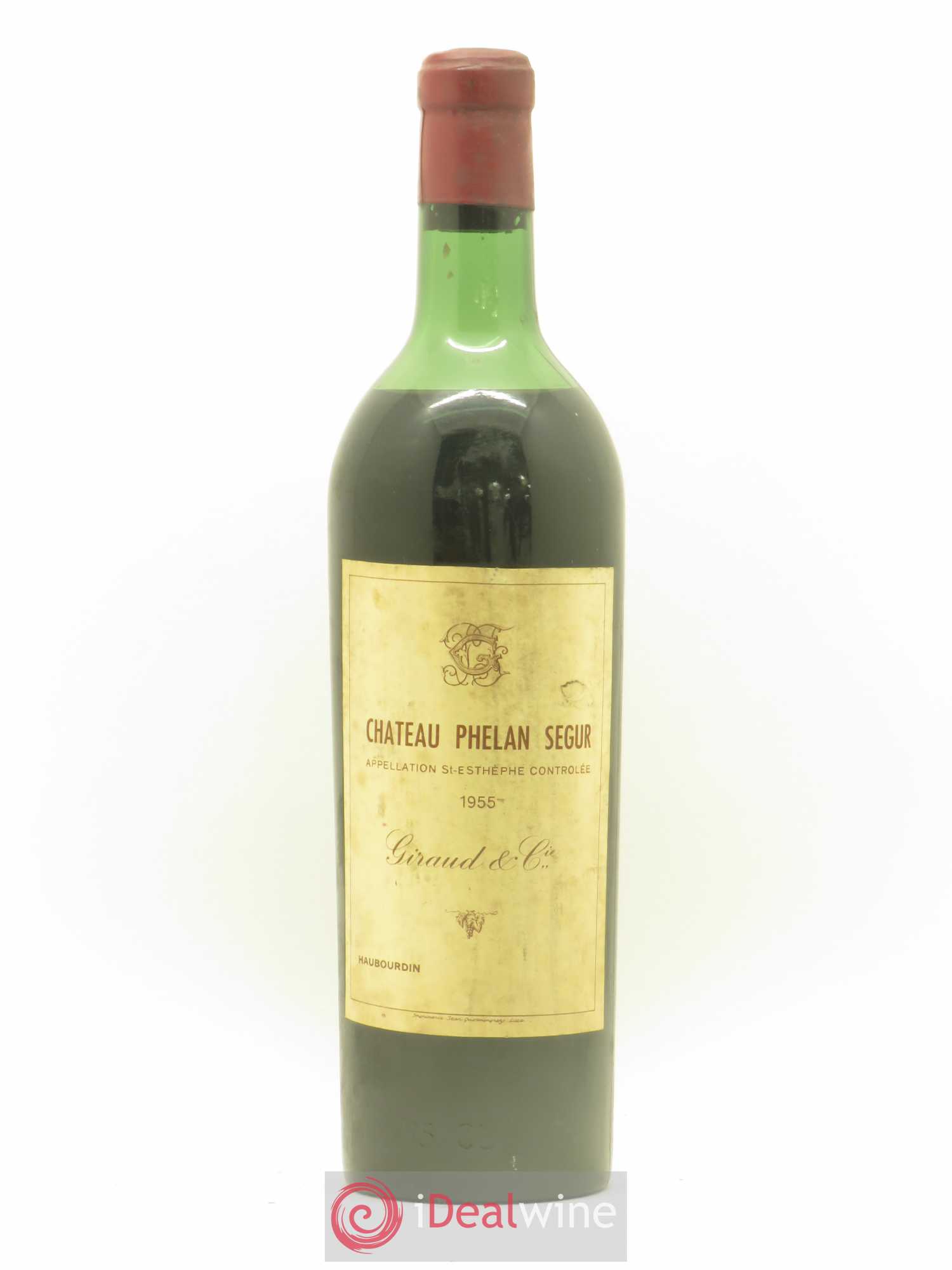 Château Phélan Ségur Mise négoce 1955 - Lot de 1 bouteille - 0