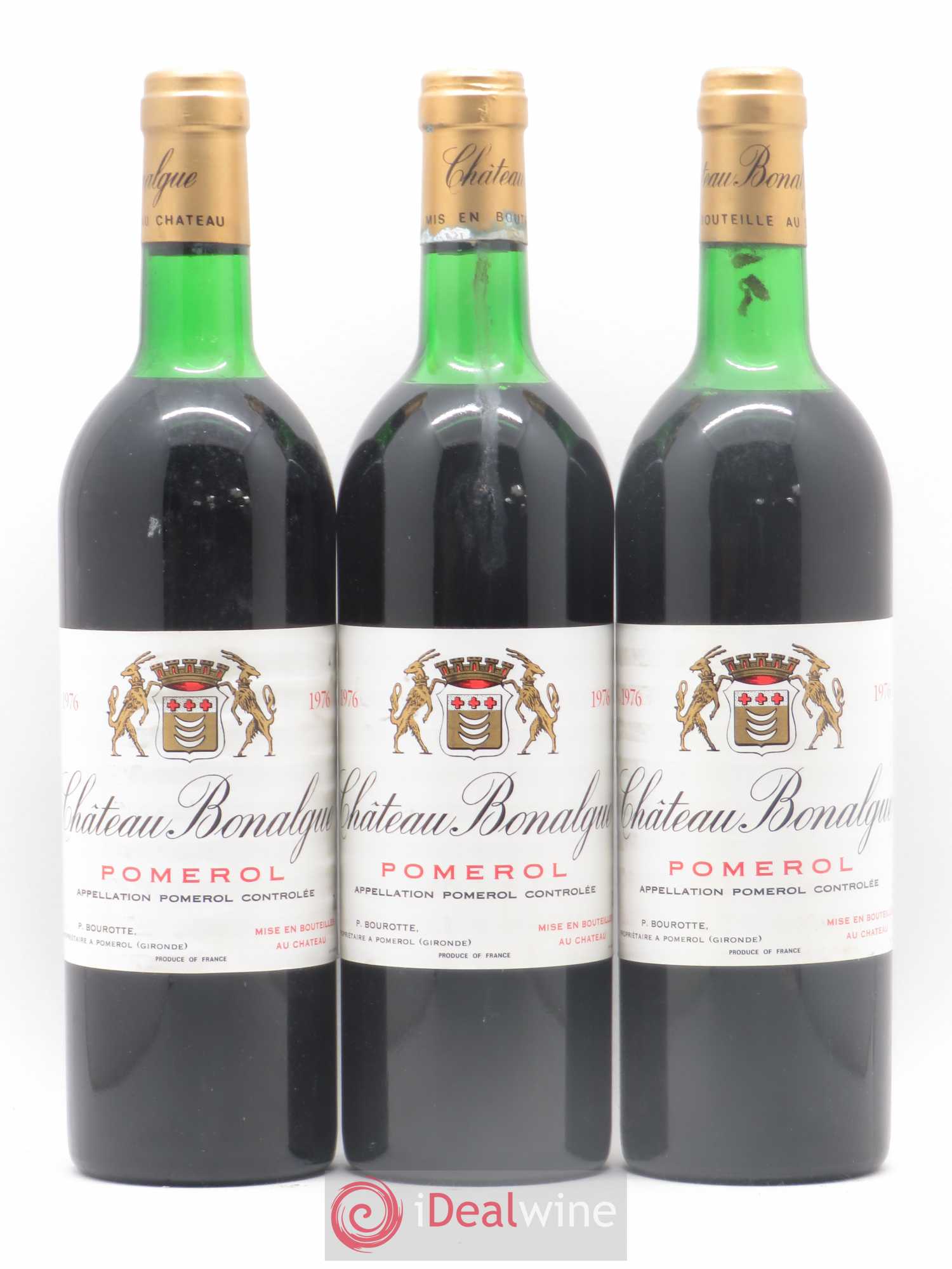 Château Bonalgue 1976 - Lot de 6 bouteilles - 2