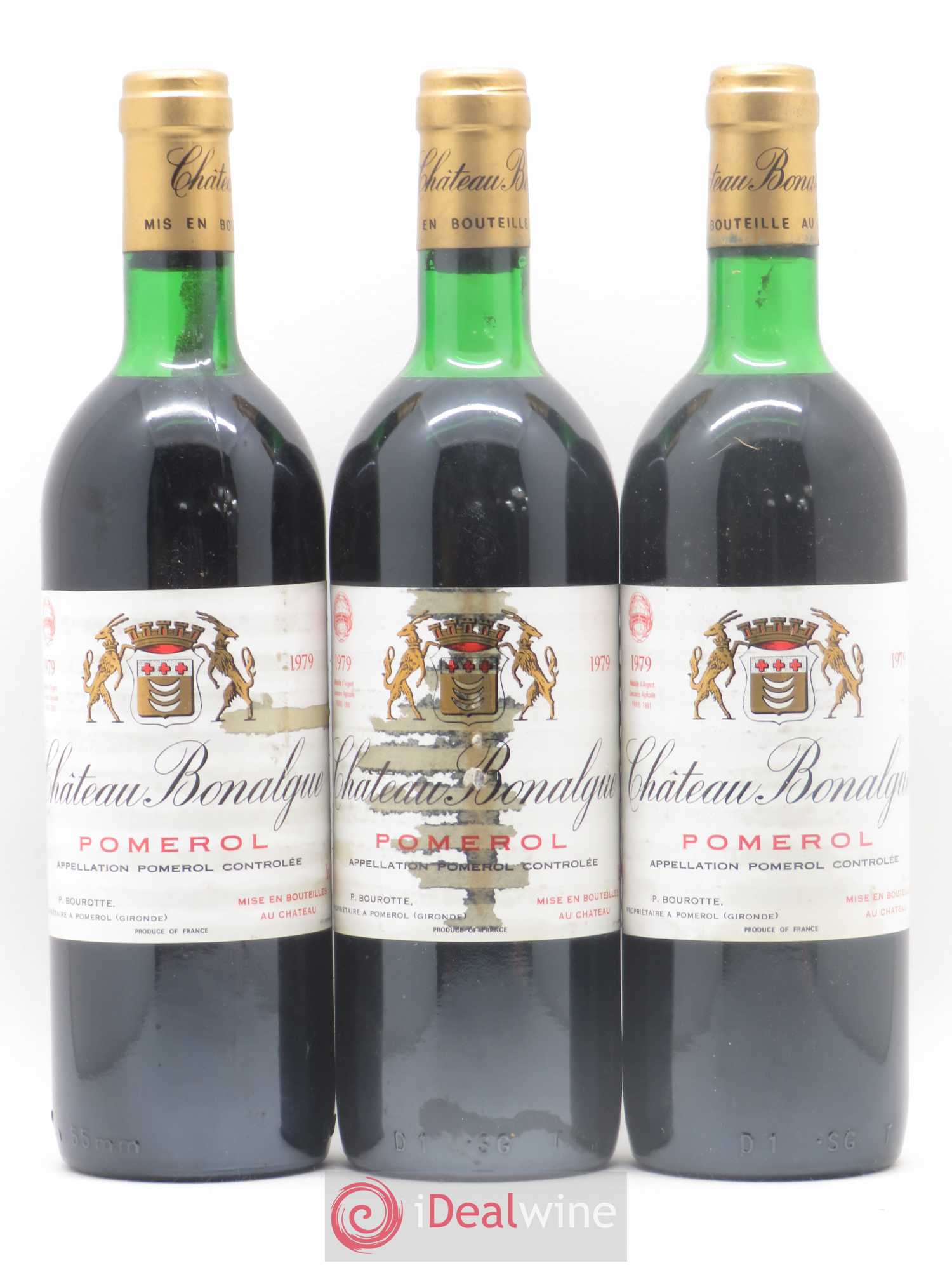 Château Bonalgue 1979 - Lot de 6 bouteilles - 1