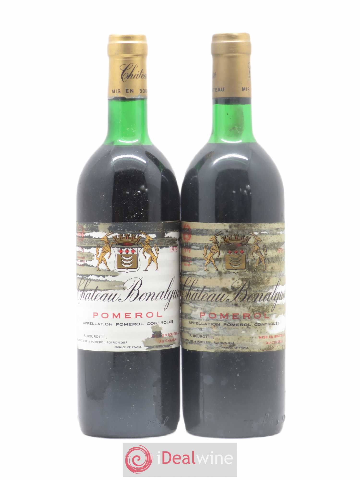 Château Bonalgue 1979 - Lot de 2 bouteilles - 0