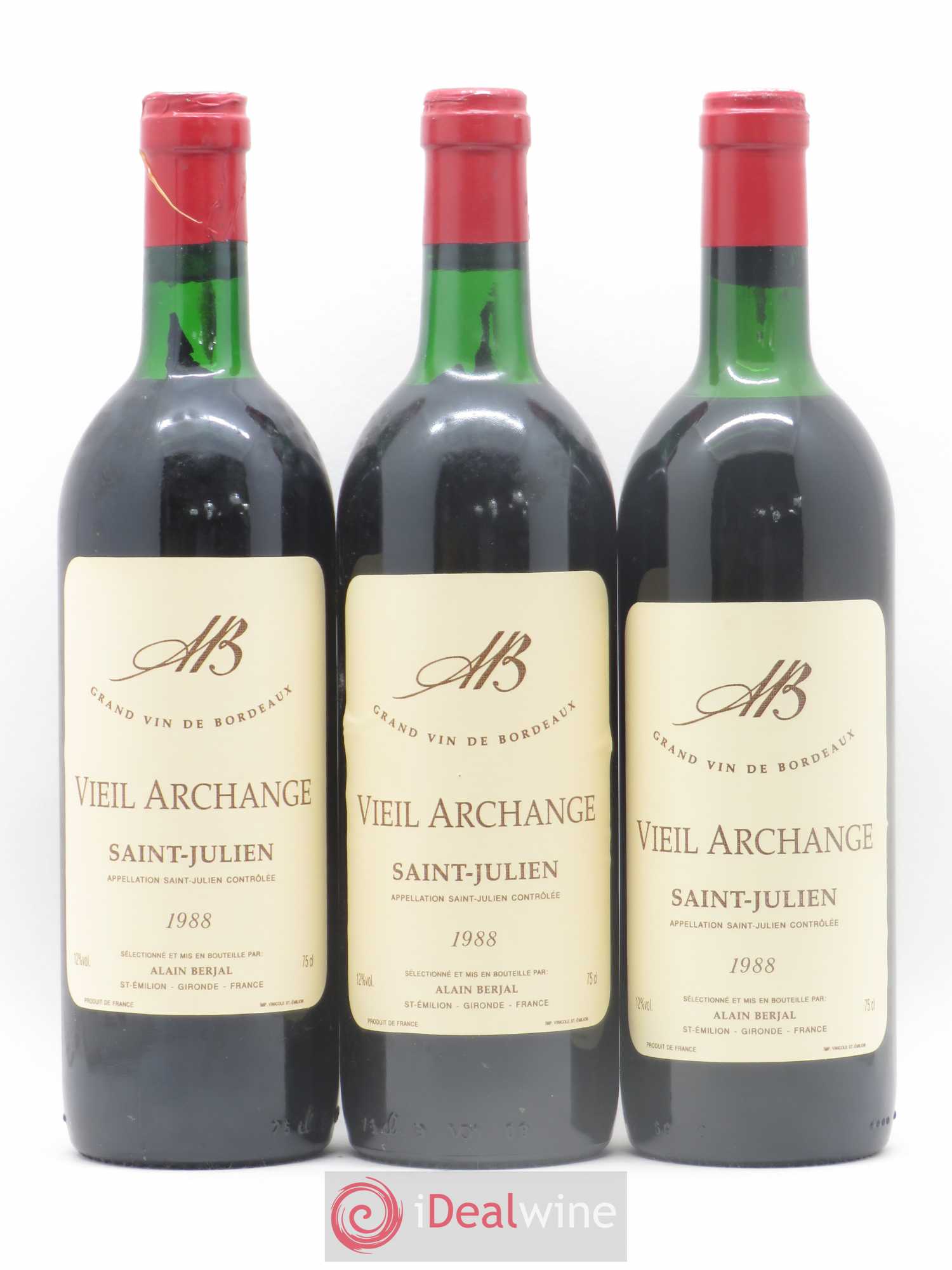 Saint-Julien Vieil Archange 1988 - Lot de 6 bouteilles - 2
