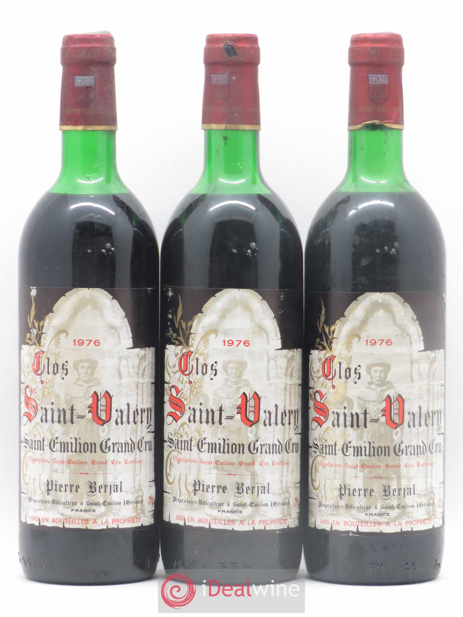 Saint-Émilion Grand Cru Clos Saint Valery 1976 - Lot de 12 bouteilles - 2