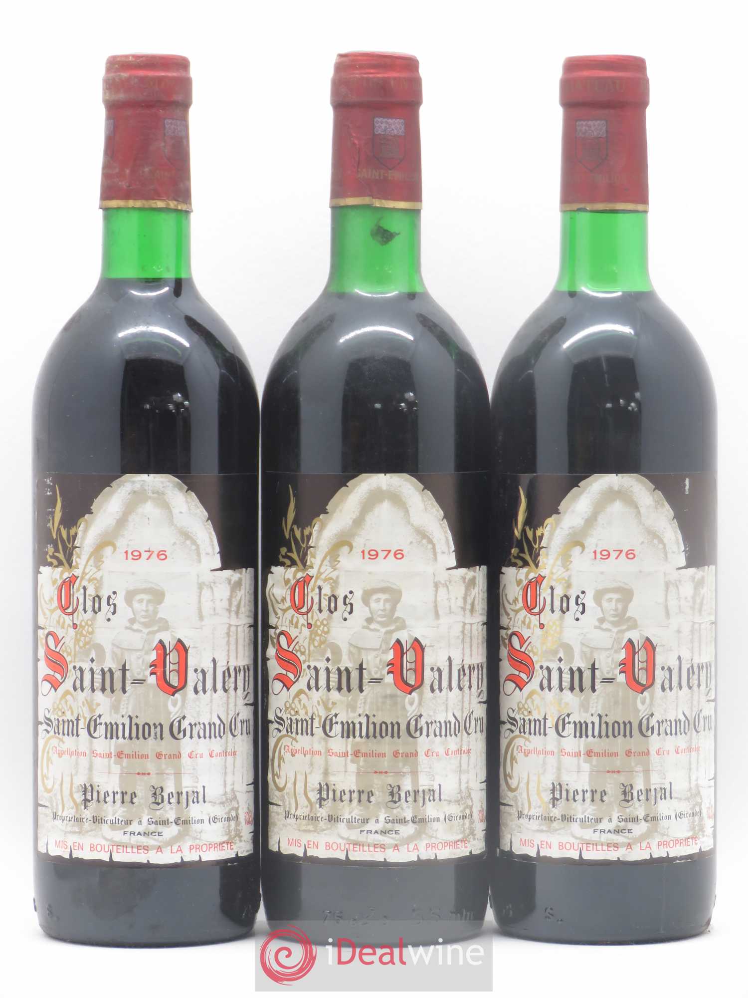 Saint-Émilion Grand Cru Clos Saint Valery 1976 - Lot de 12 bouteilles - 4
