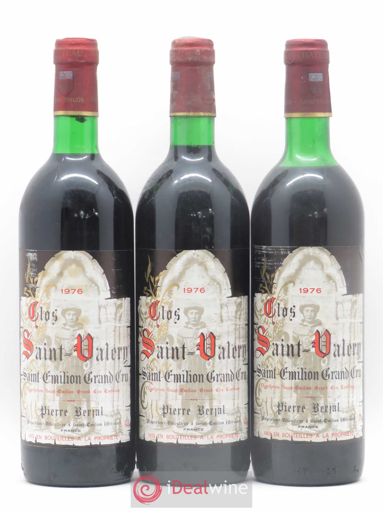 Saint-Émilion Grand Cru Clos Saint Valery 1976 - Lot de 6 bouteilles - 2