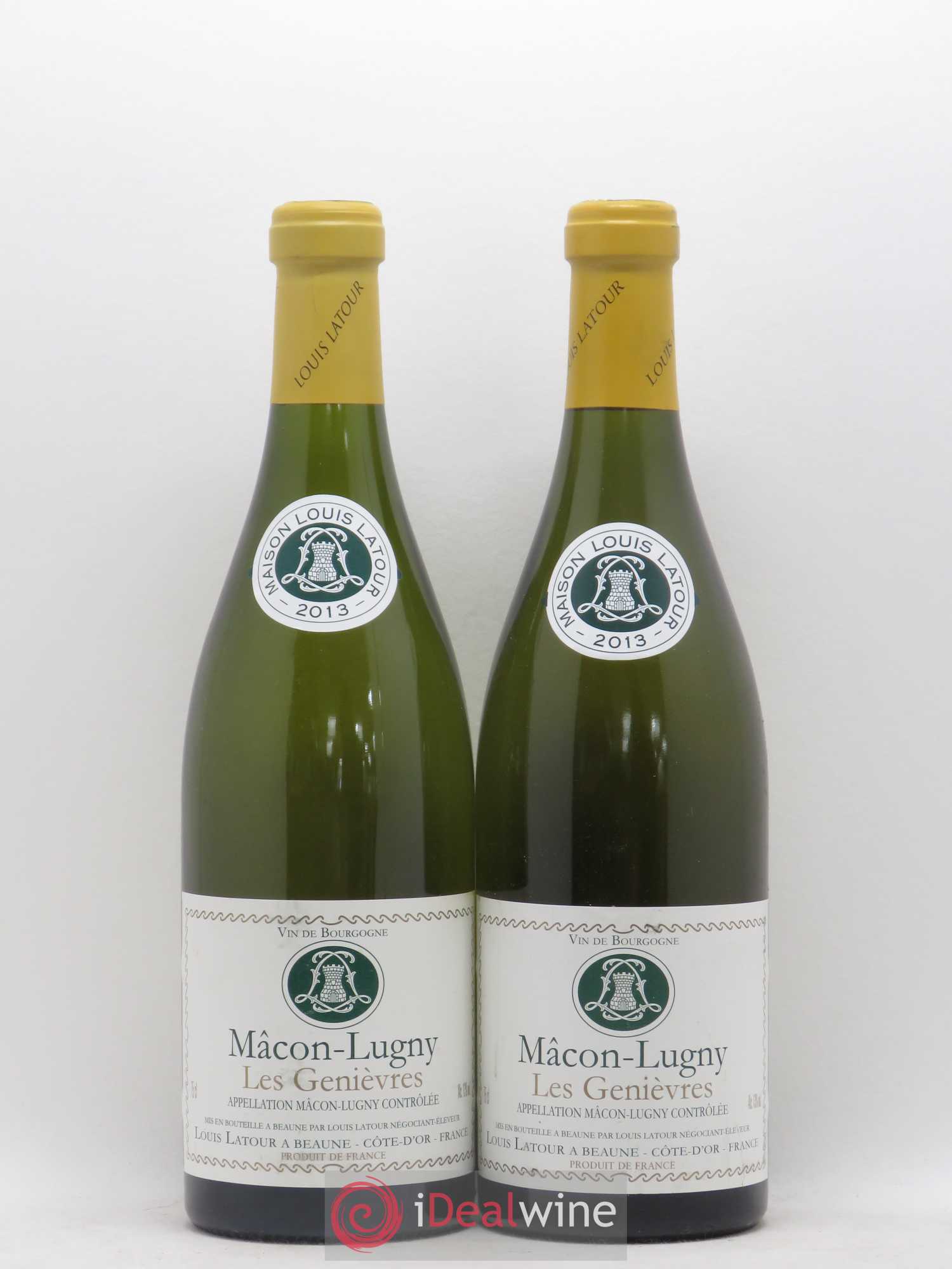 Mâcon Lugny Les Genievres Louis Latour 2013 - Posten von 2 Flaschen - 0