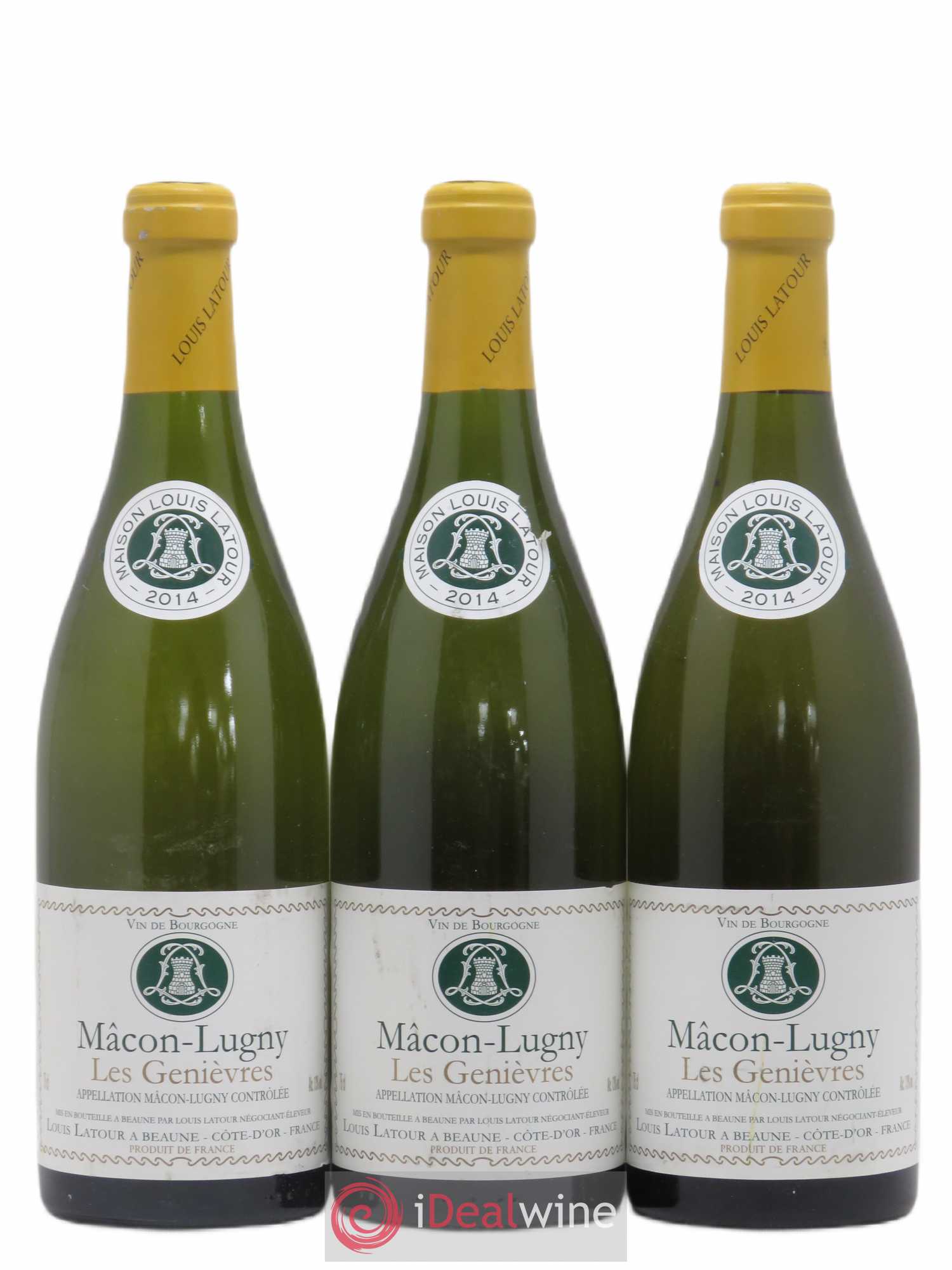 Mâcon Lugny Les Genievres Louis Latour 2014 - Posten von 3 Flaschen - 0