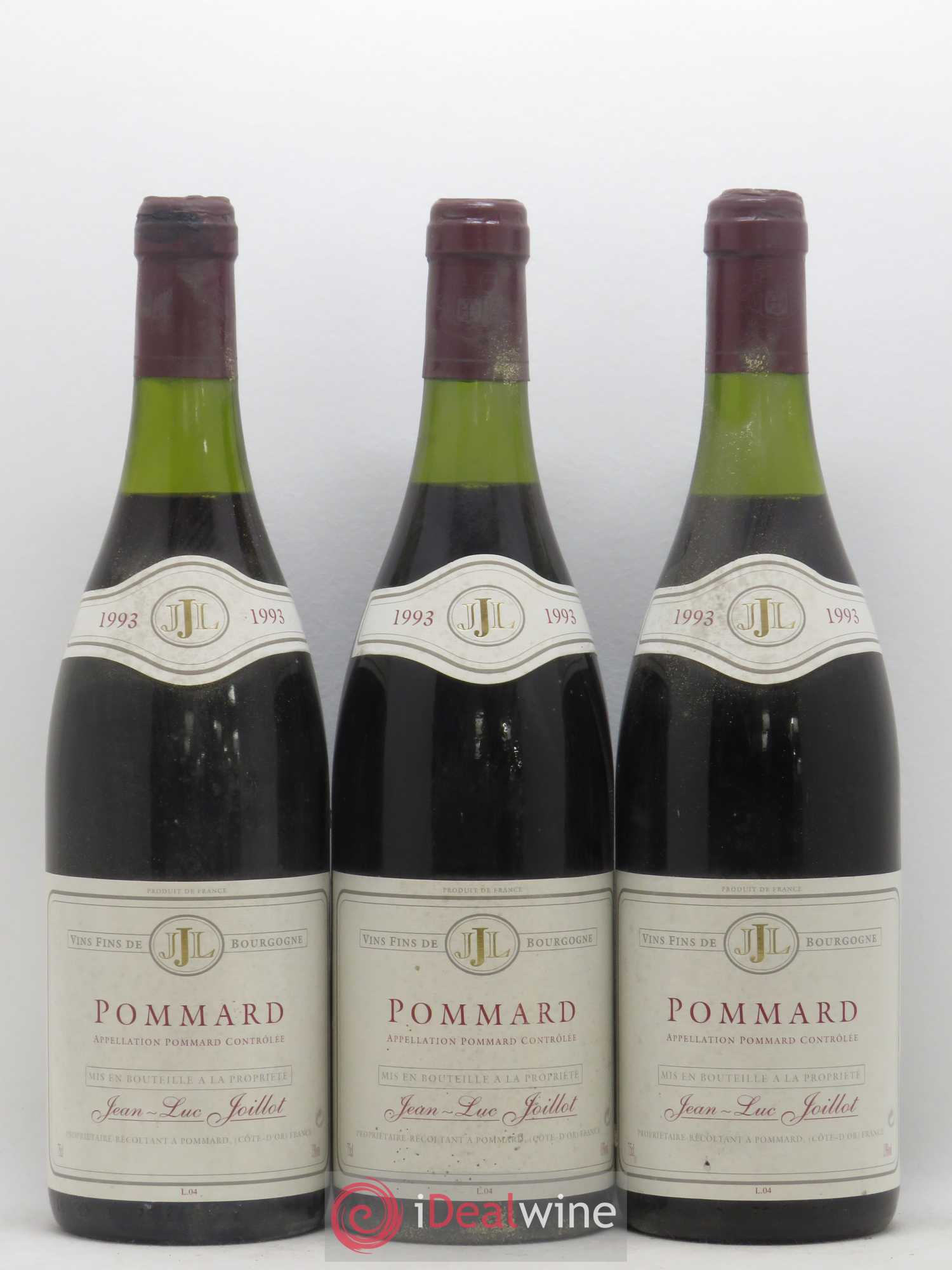 Pommard Jean-Luc Joillot 1993 - Lot de 3 bouteilles - 0