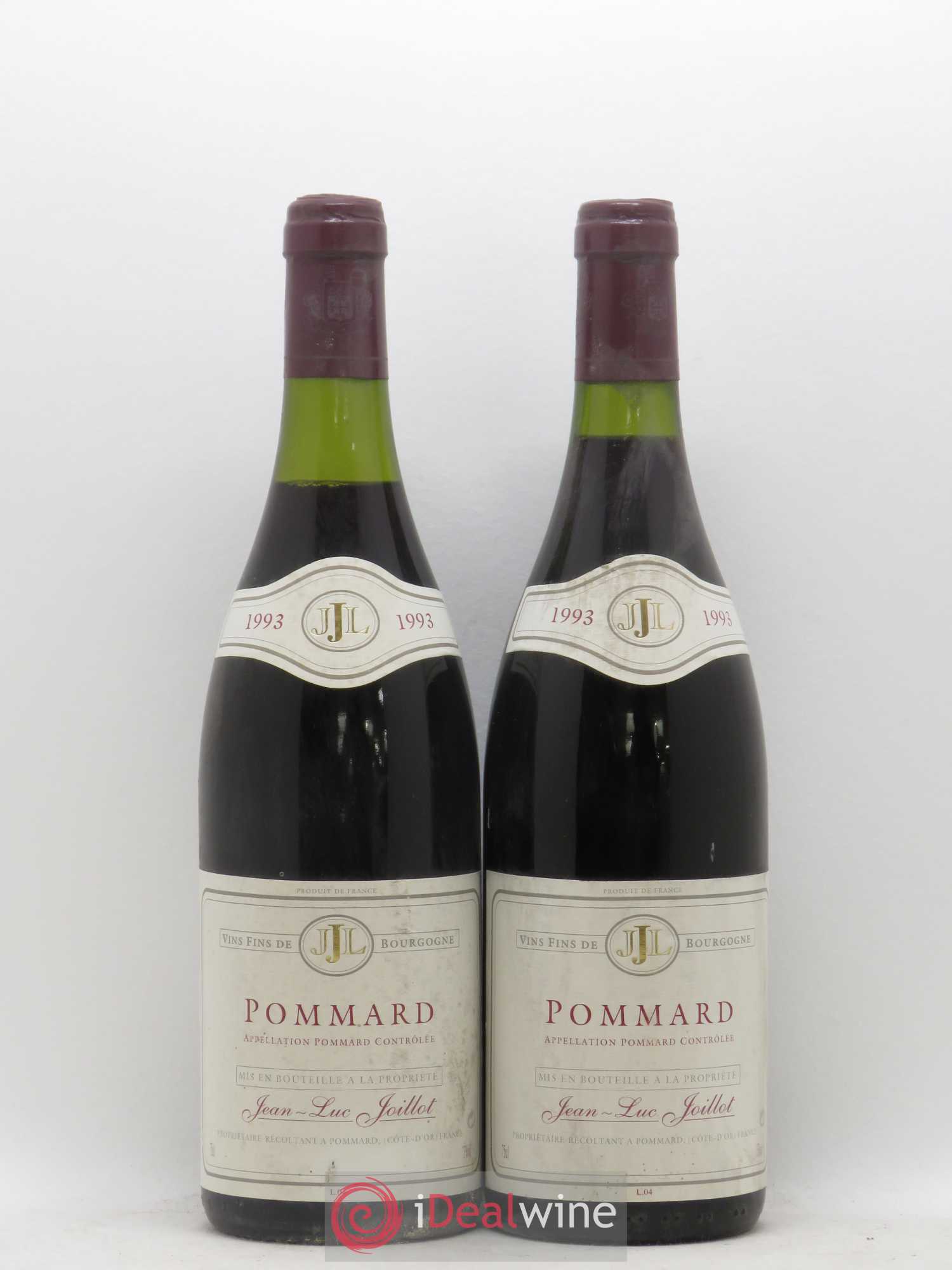 Pommard Jean-Luc Joillot 1993 - Lot de 2 bouteilles - 0