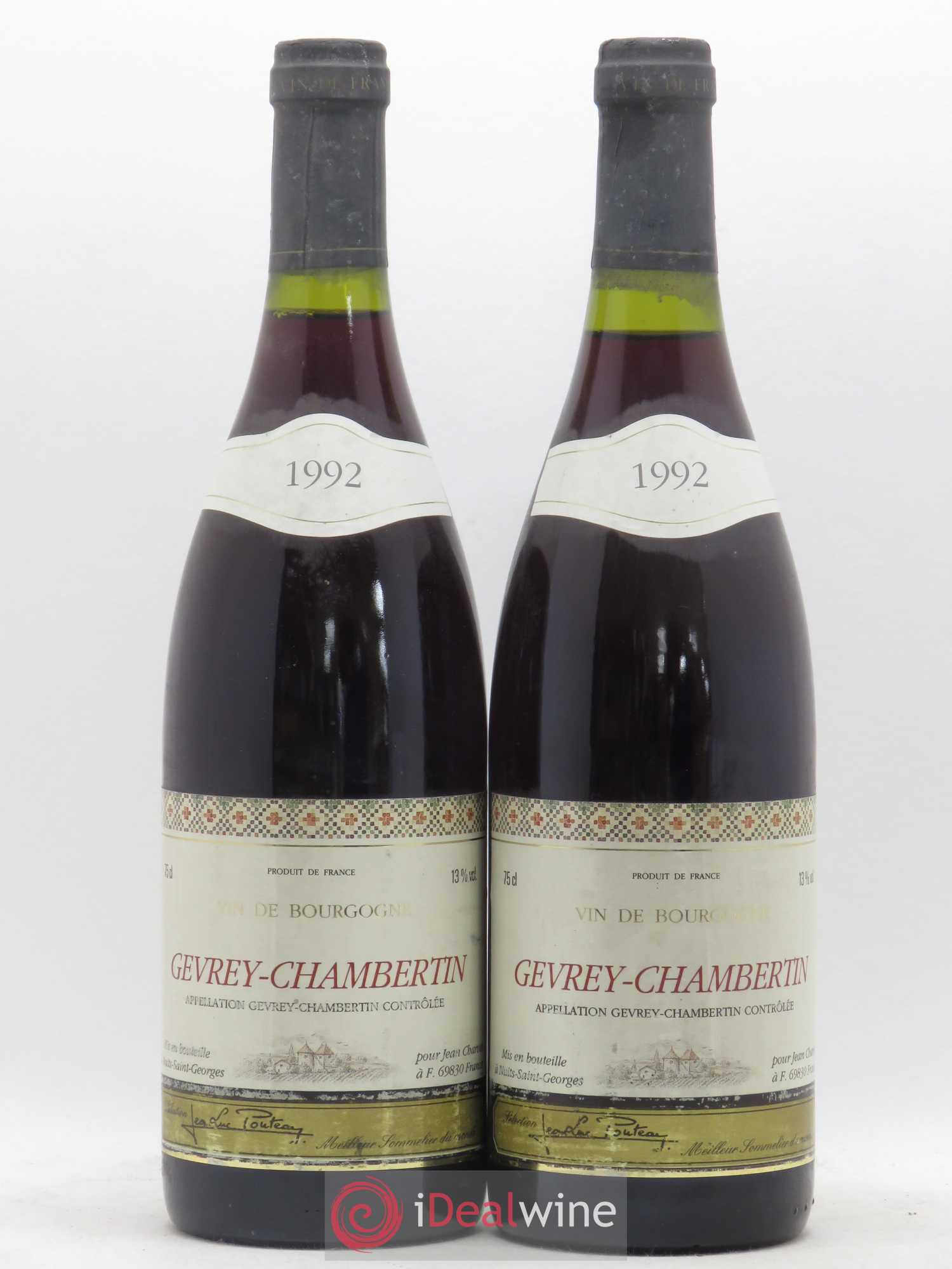 Gevrey-Chambertin Jean Charvet 1992 - Posten von 2 Flaschen - 0
