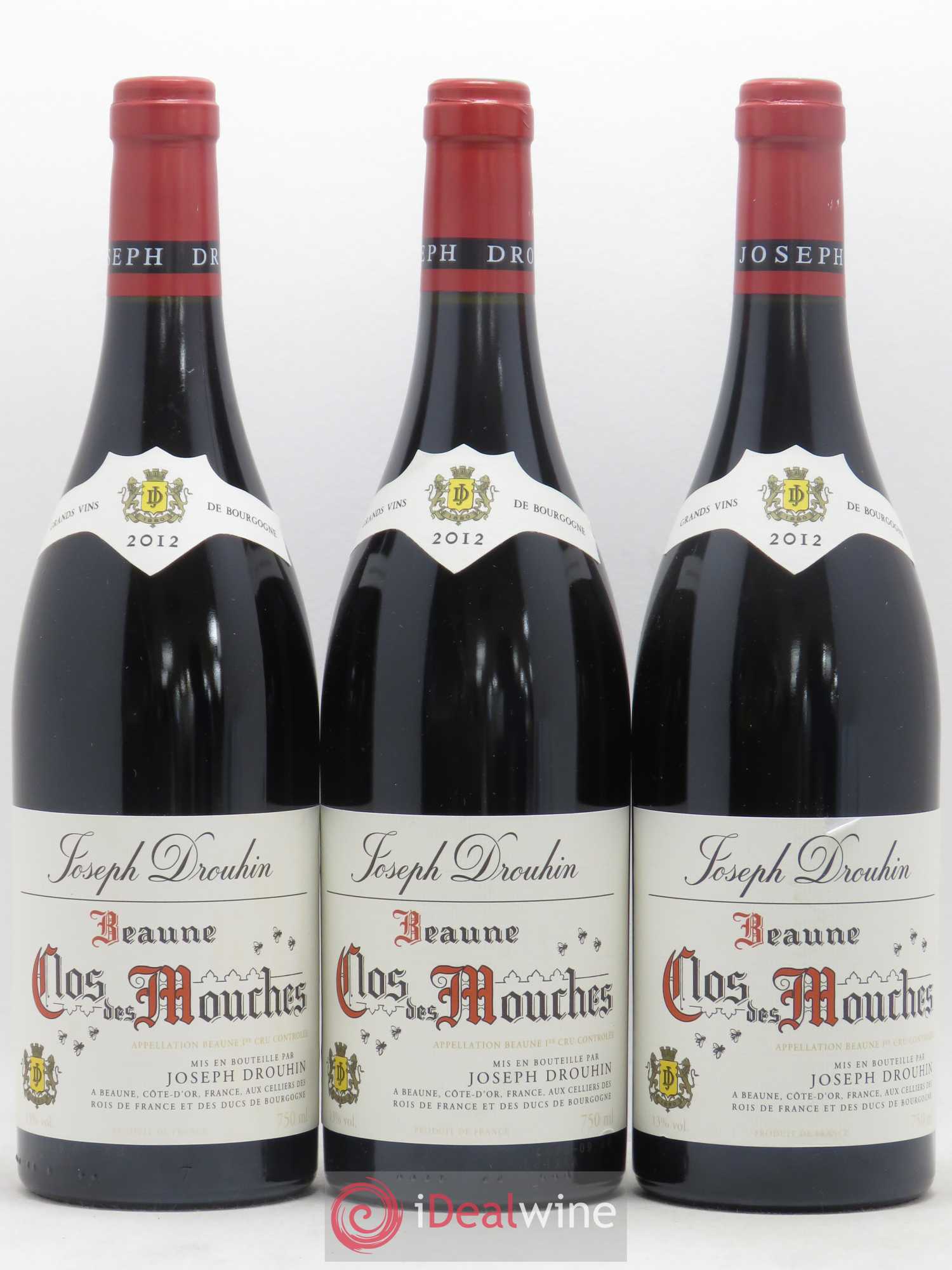 Beaune 1er Cru Clos des Mouches Joseph Drouhin 2012 - Lot de 3 bouteilles - 0