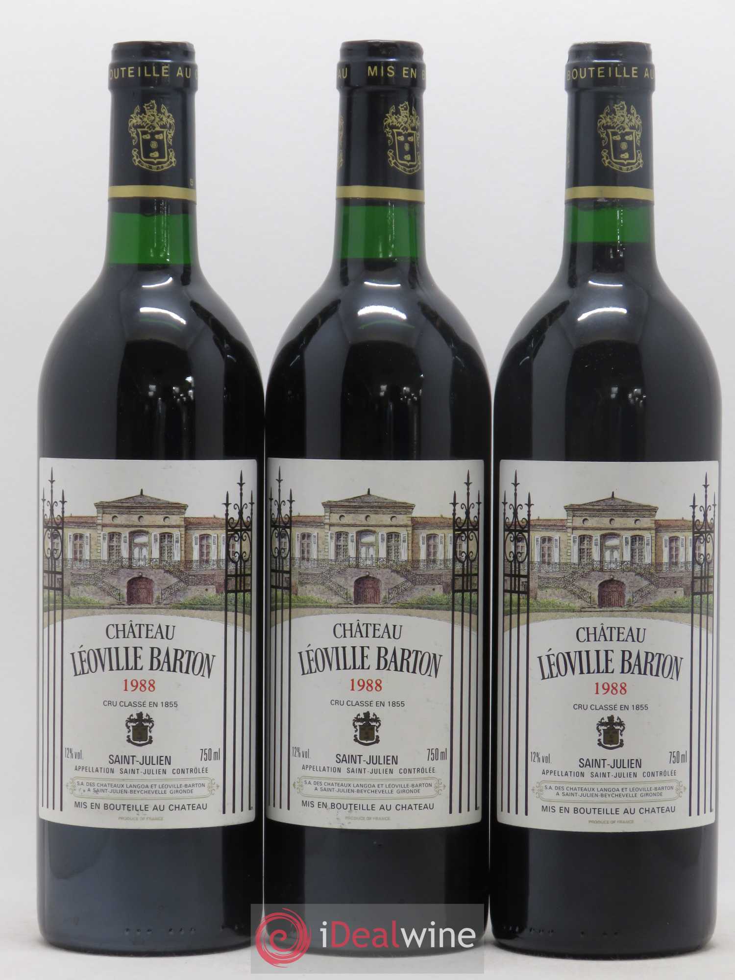 Château Léoville Barton 2ème Grand Cru Classé 1988 - Lotto di 12 bottiglie - 2