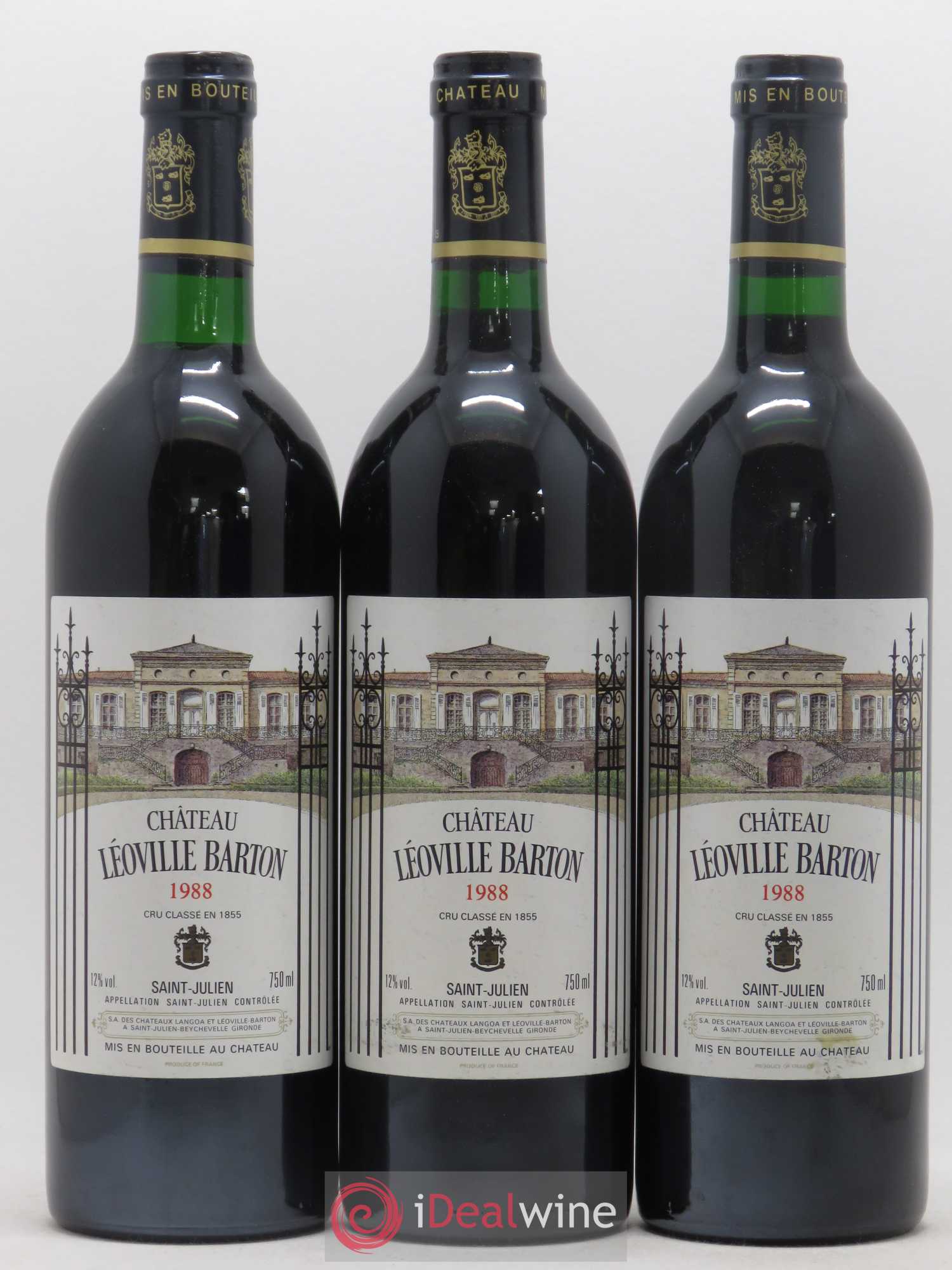 Château Léoville Barton 2ème Grand Cru Classé 1988 - Lotto di 12 bottiglie - 4