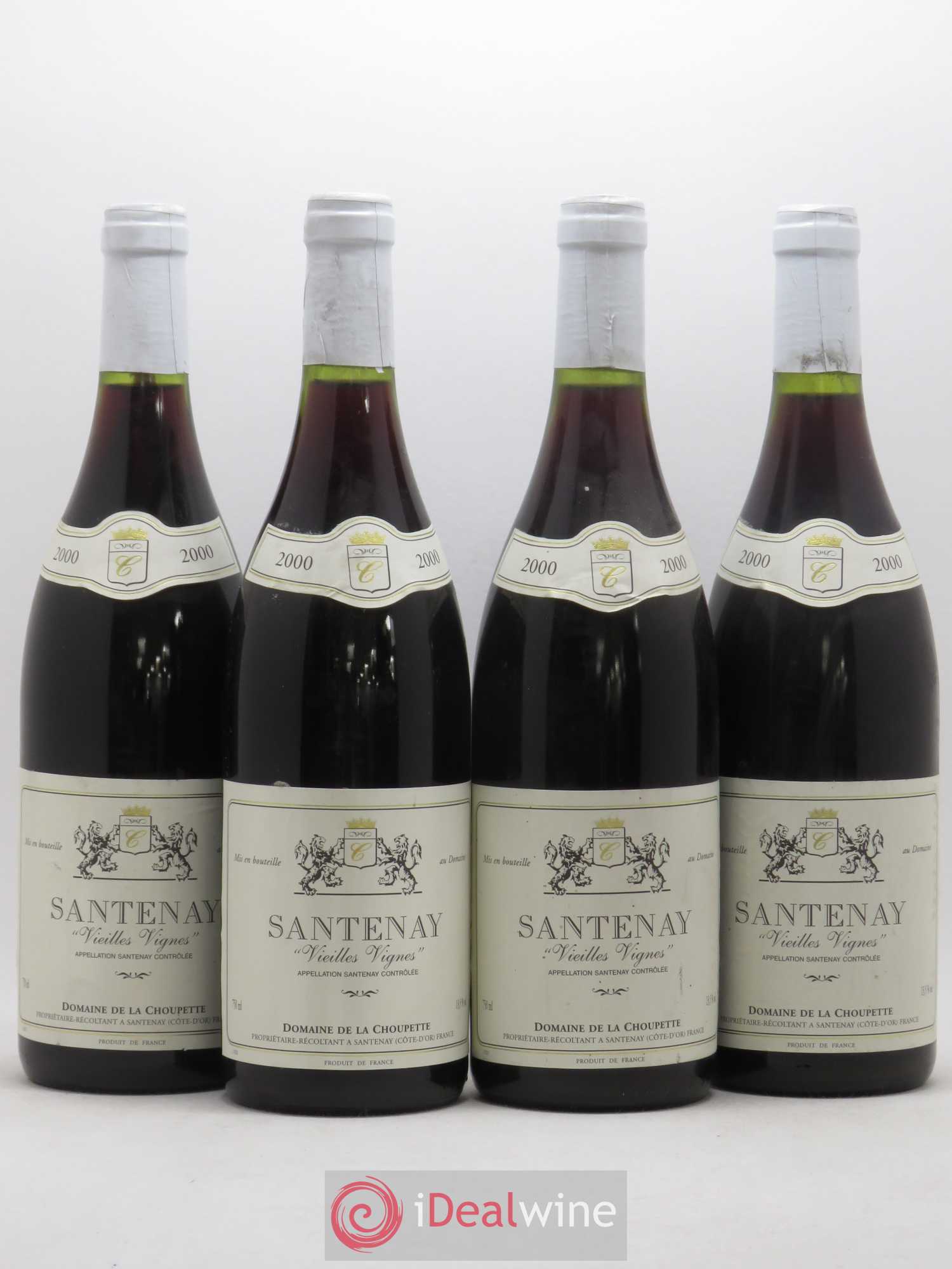 Santenay Vieilles vignes Domaine de la Choupette 2000 - Posten von 4 Flaschen - 0