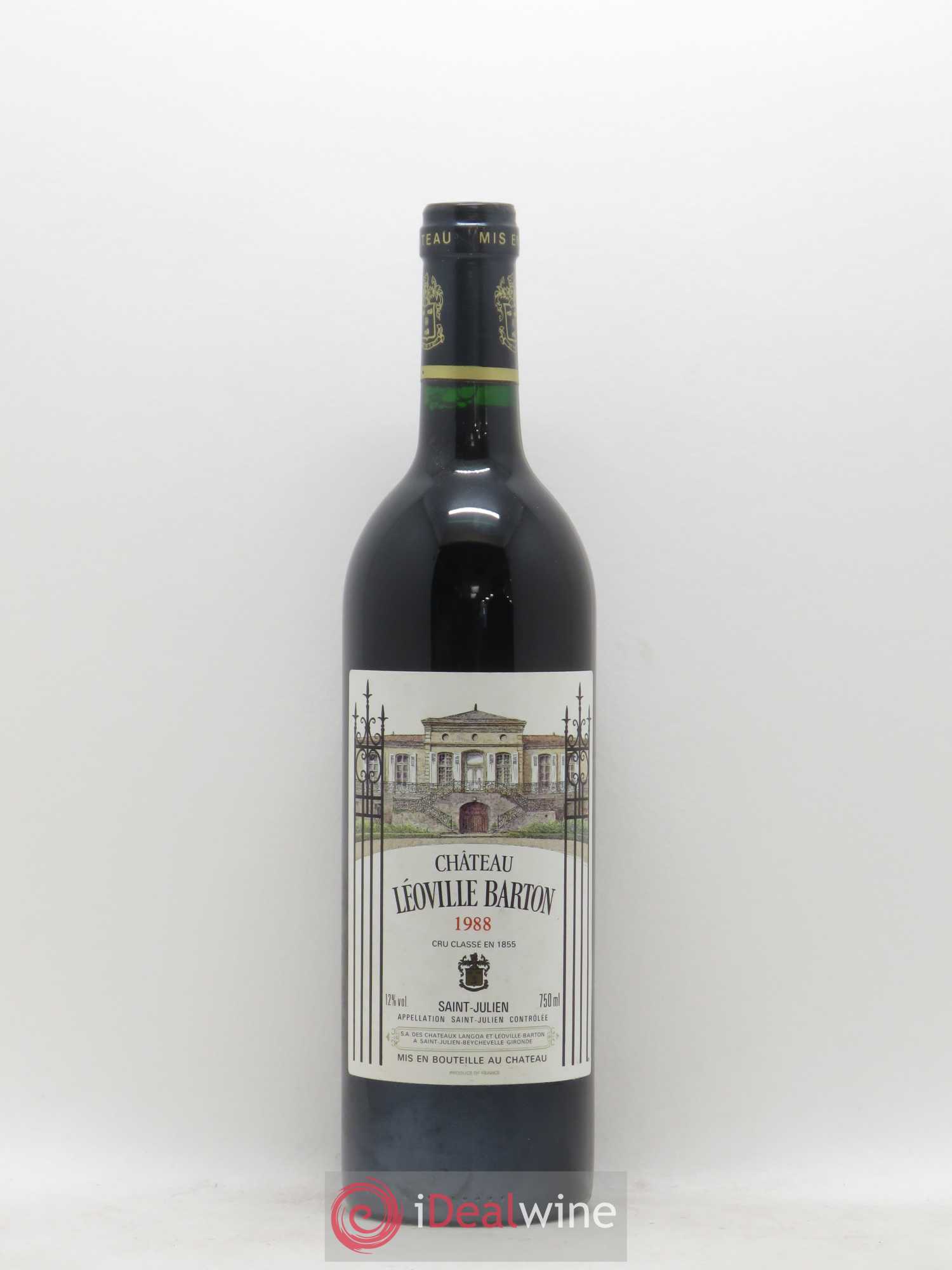 Château Léoville Barton 2ème Grand Cru Classé 1988 - Lot de 1 bouteille - 0