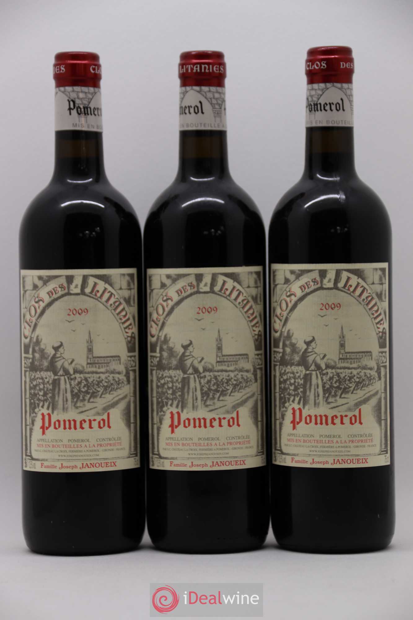 Pomerol Clos des Litanies 2009 - Posten von 12 Flaschen - 2