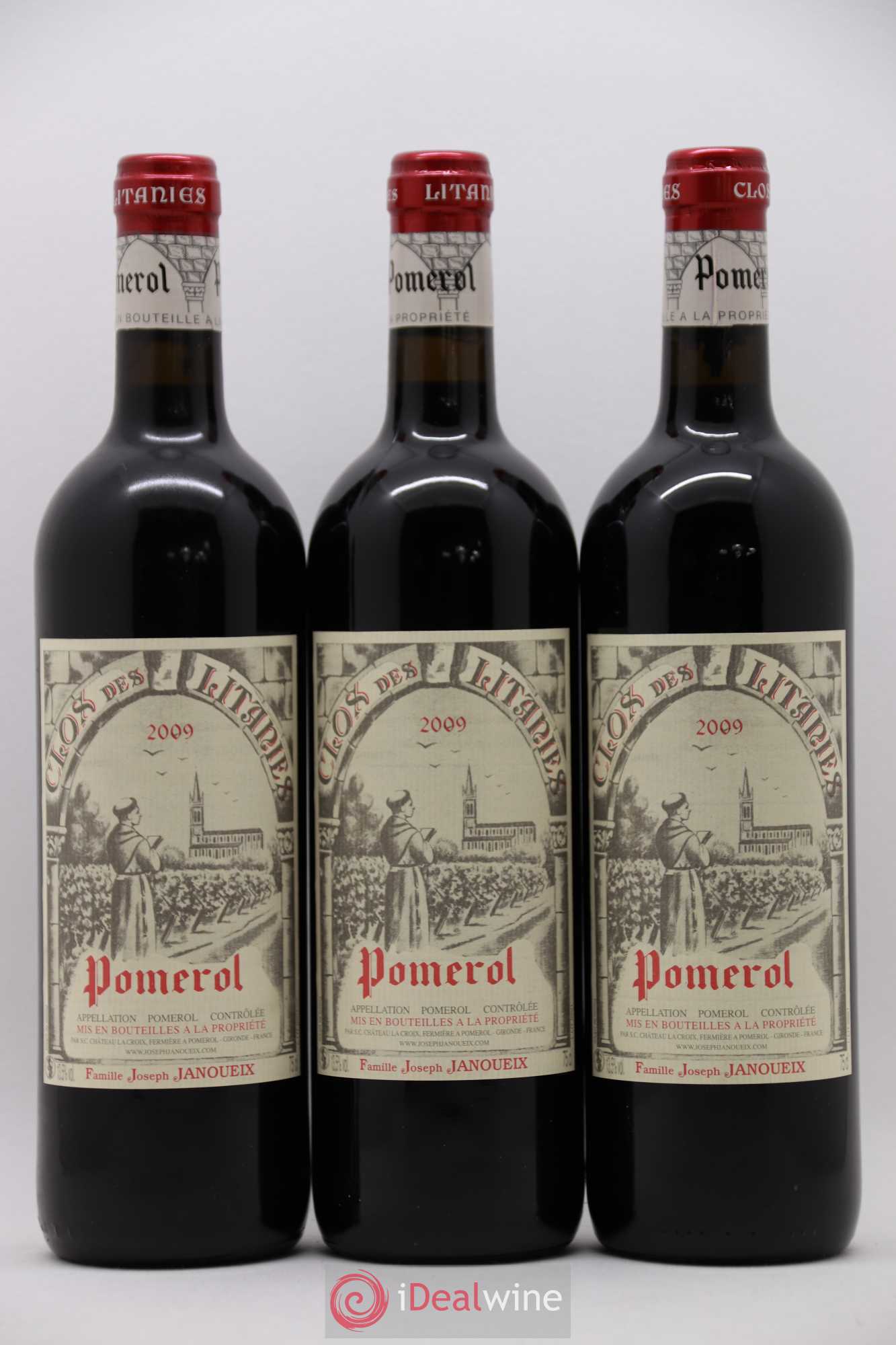 Pomerol Clos des Litanies 2009 - Posten von 12 Flaschen - 1