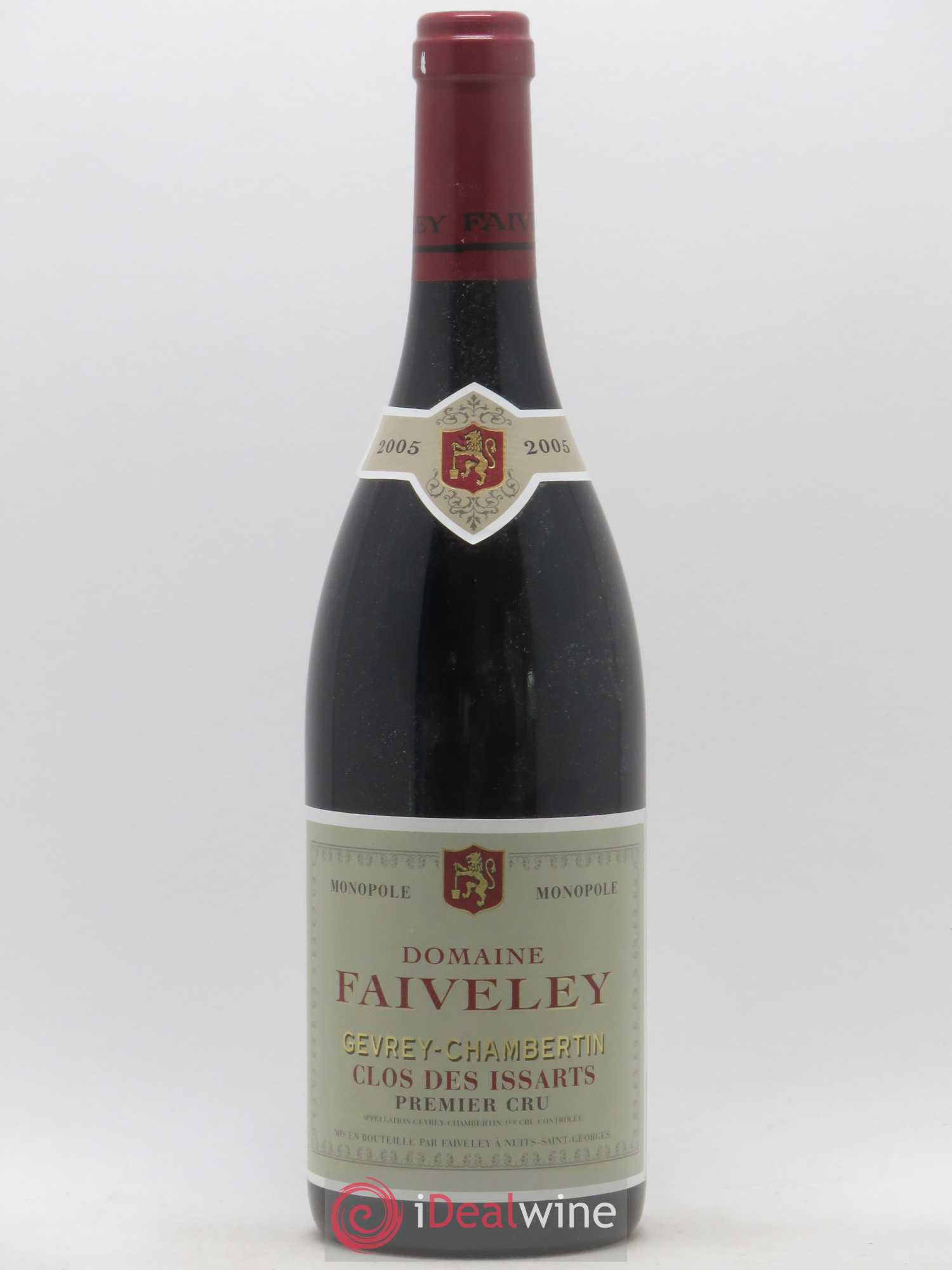 Gevrey-Chambertin 1er Cru Clos des Issarts Faiveley 2005 - Lot de 1 bouteille - 0