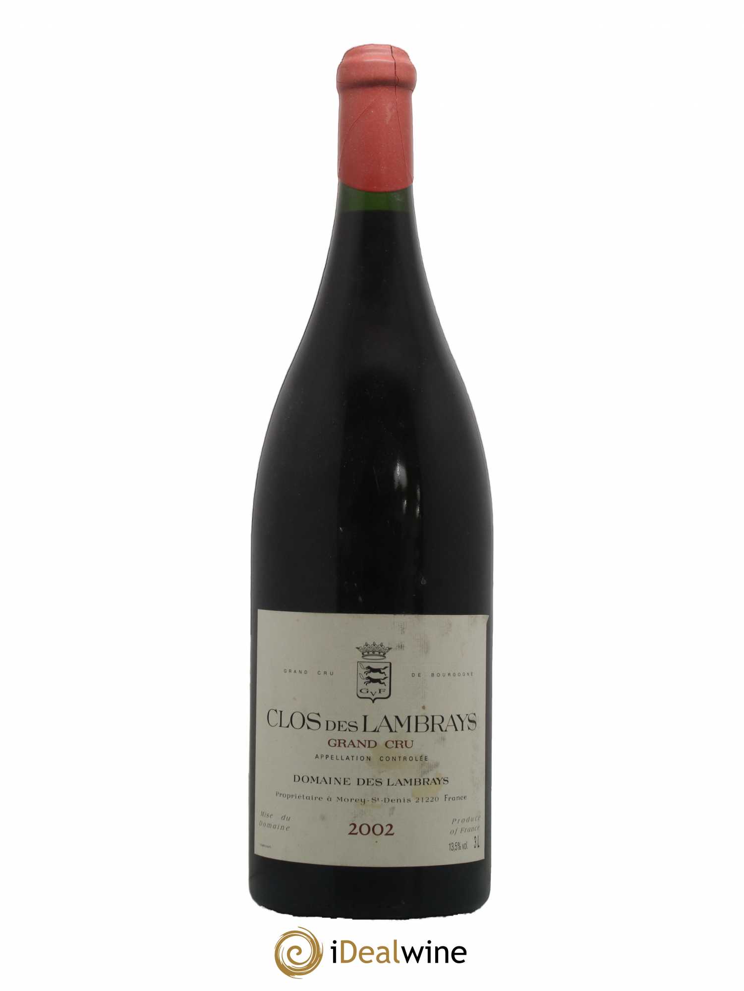 Clos des Lambrays Grand Cru Domaine des Lambrays 2002 - Lot de 1 double magnum - 0