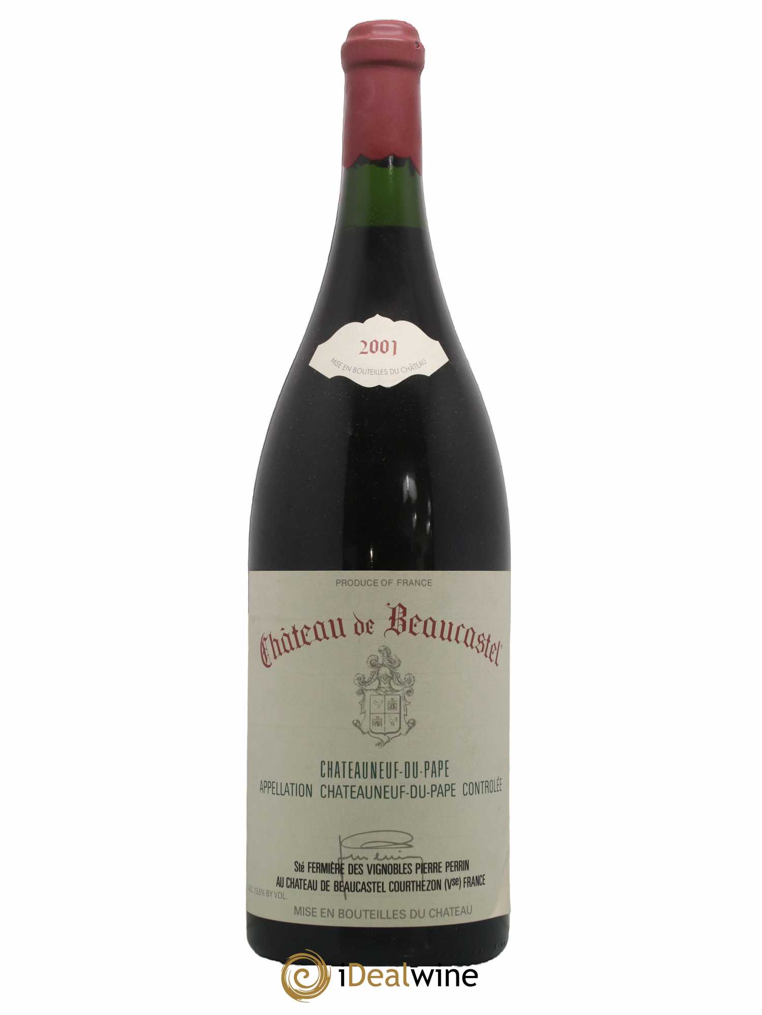 Châteauneuf-du-Pape Château de Beaucastel Famille Perrin 2001 - Lot de 1 double magnum - 0