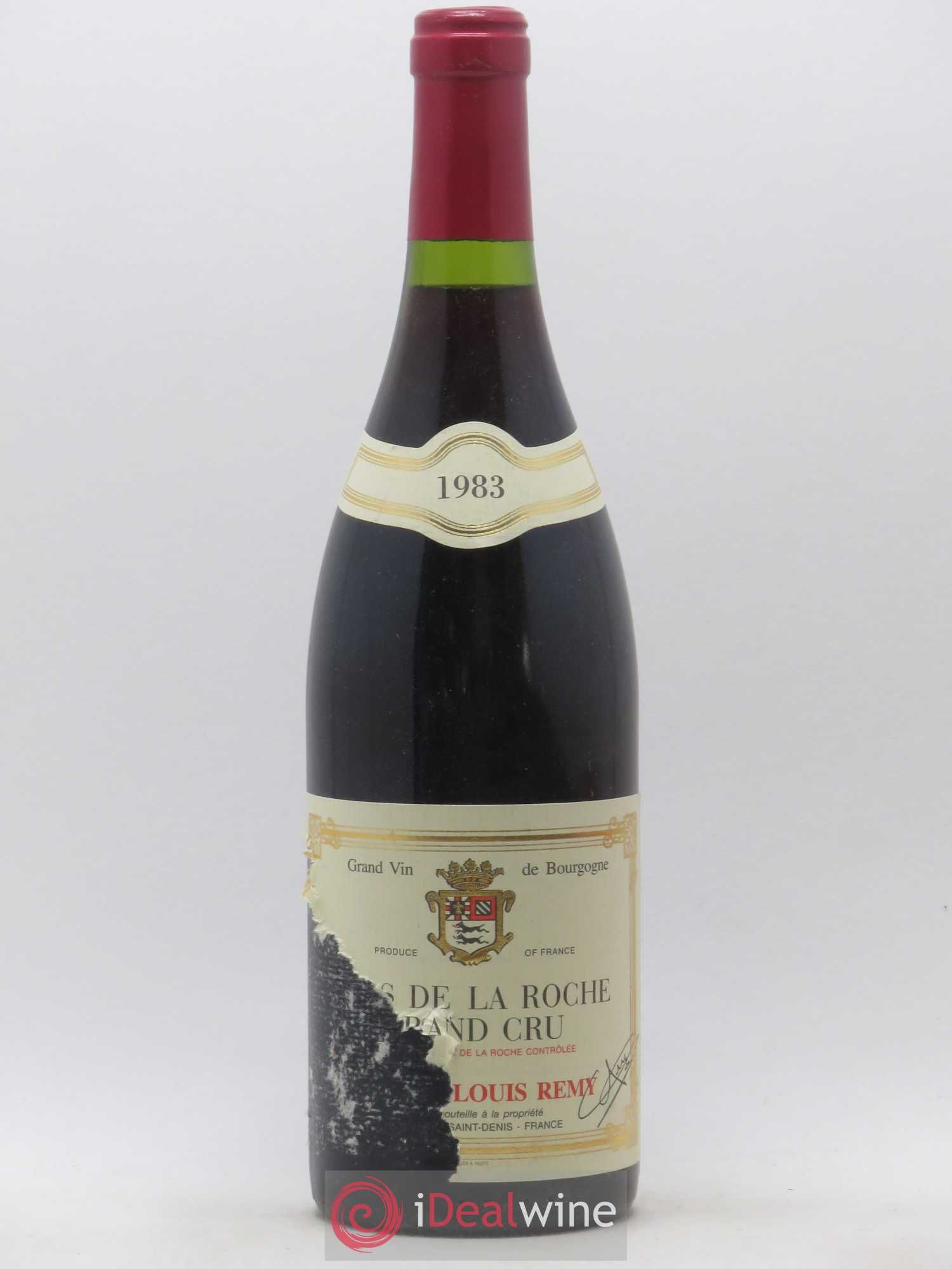 Clos de la Roche Grand Cru Louis Remy - Chantal Remy (Domaine) 1983 - Lot of 1 bottle - 0
