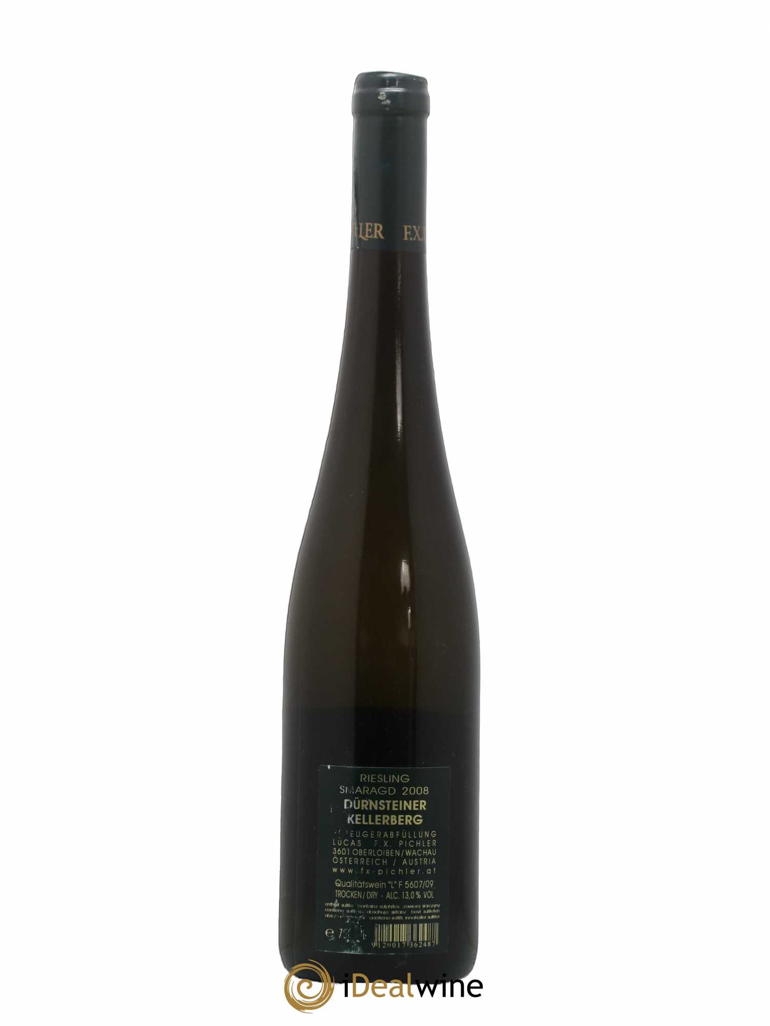 Autriche FX Pichler Durnsteiner Kellerberg Riesling Smaragd 2008 - Posten von 1 Flasche - 1