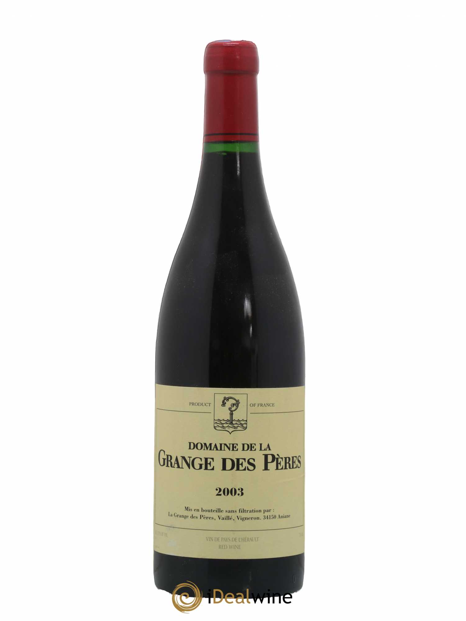 Pays d'Hérault Grange des Pères Laurent Vaillé 2003 - Lot de 1 bouteille - 0