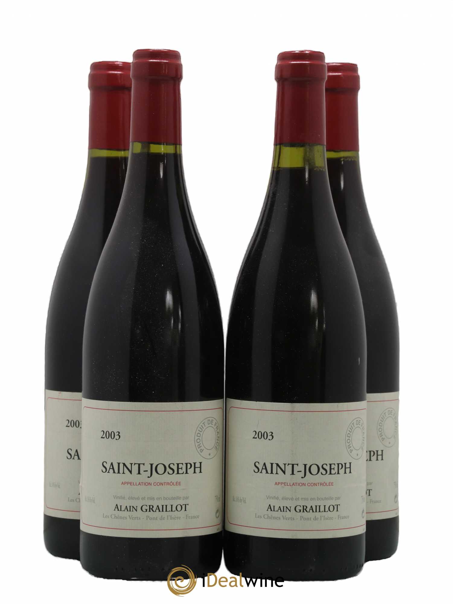 Saint-Joseph Domaine Graillot 2003 - Lot de 4 bouteilles - 0