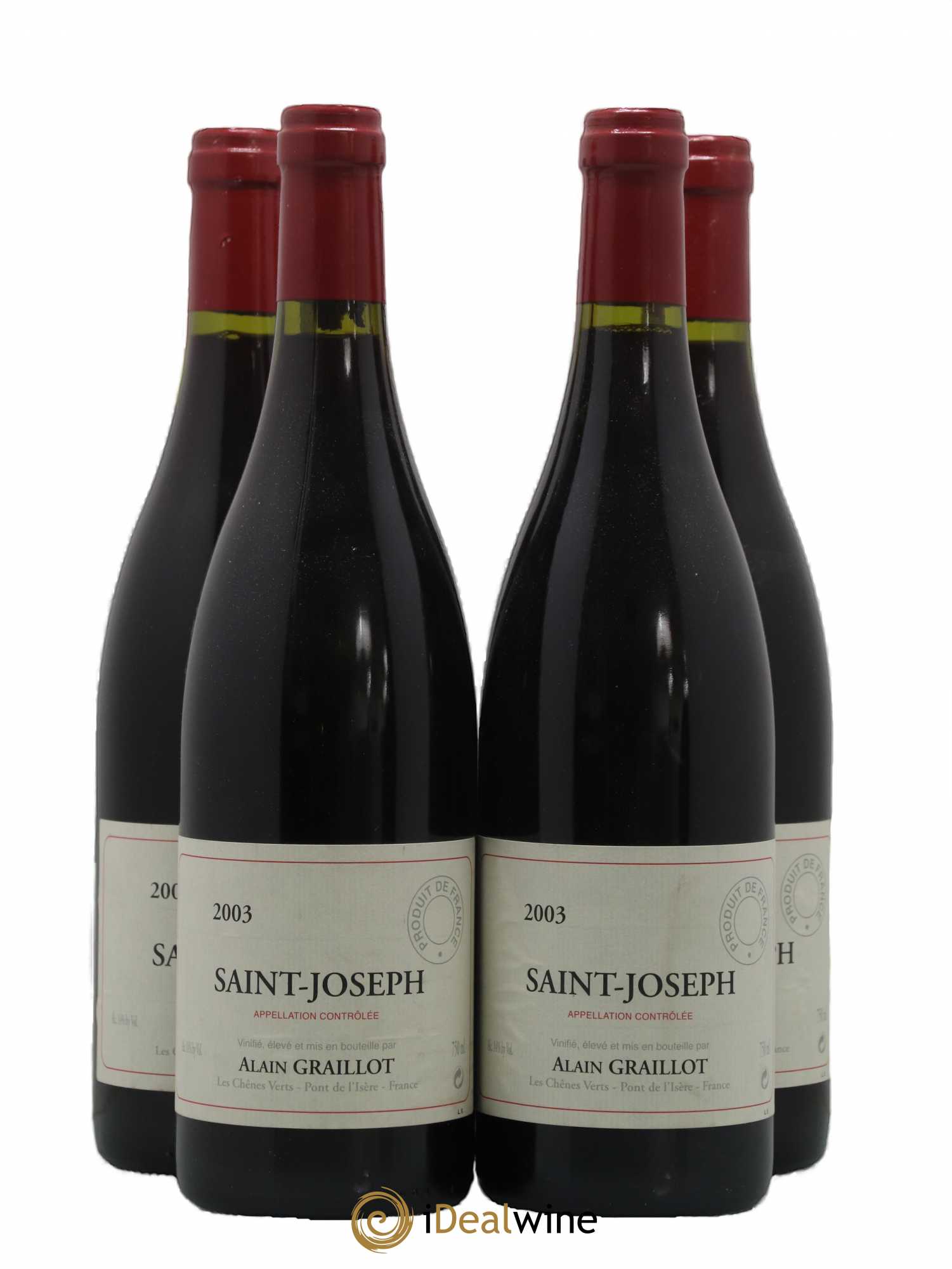 Saint-Joseph Domaine Graillot 2003 - Lot de 4 bouteilles - 0