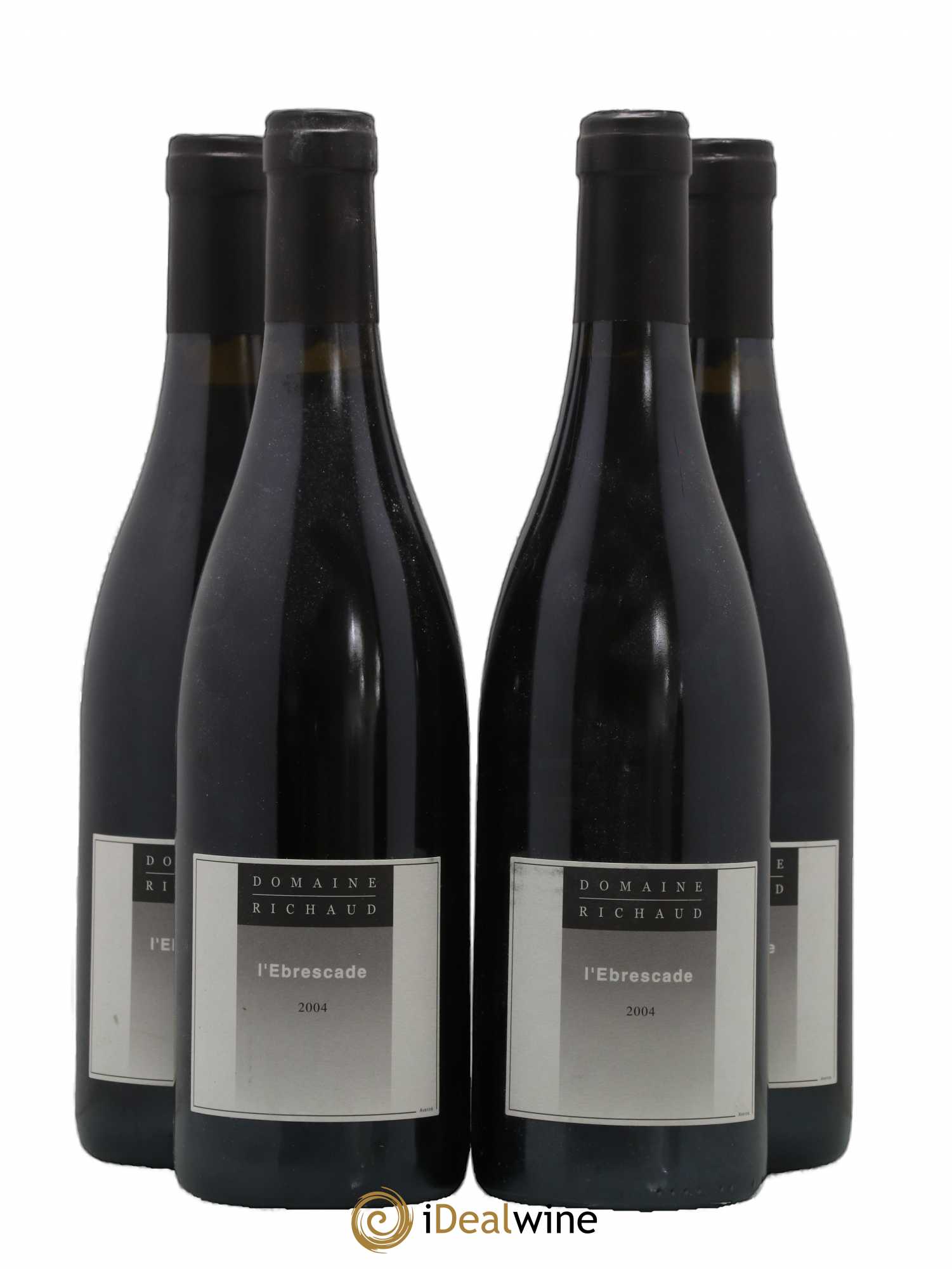Cairanne Ebrescade Marcel Richaud 2004 - Lot de 4 bouteilles - 0