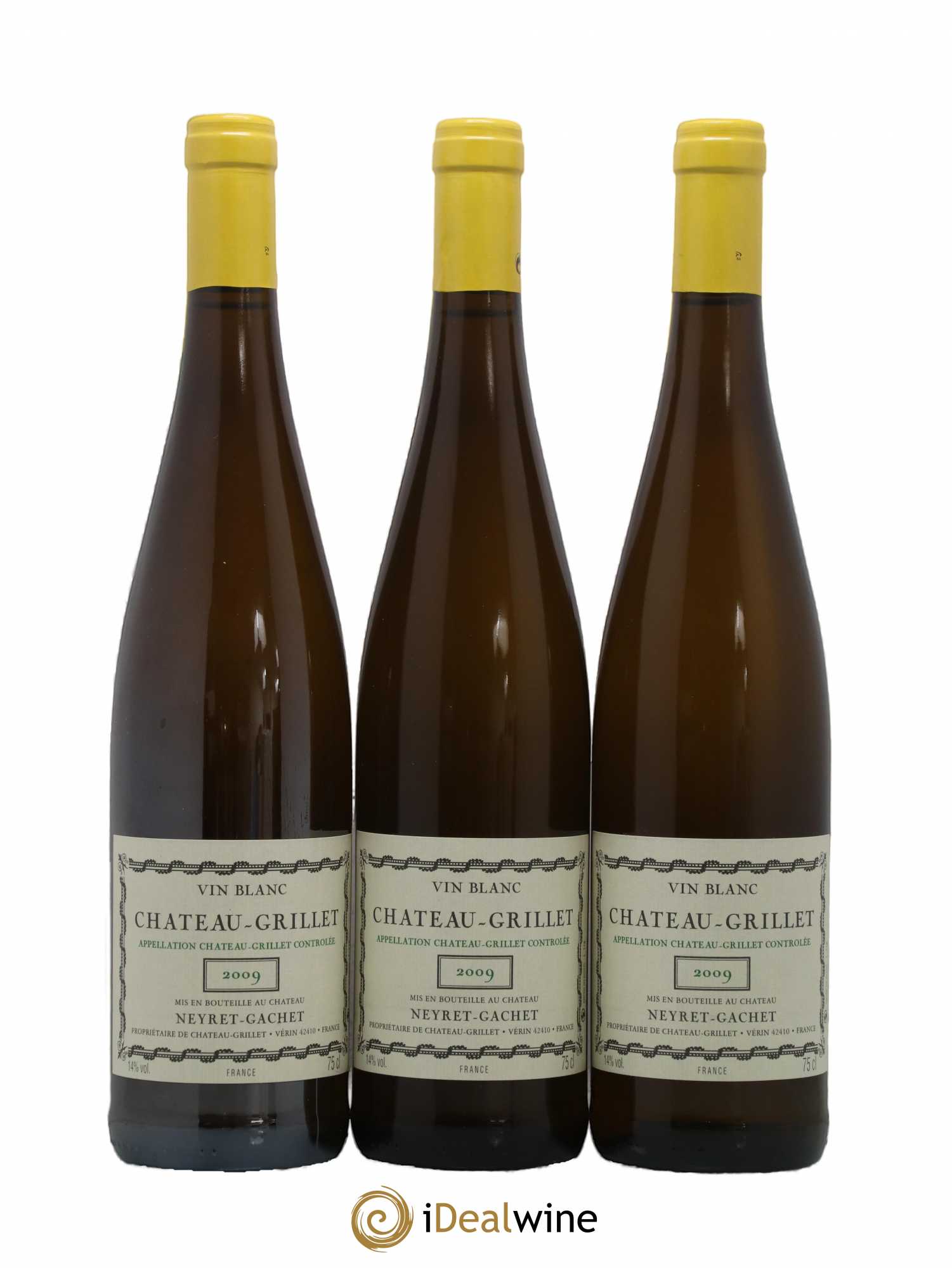 Château Grillet Château-Grillet 2009 - Lot de 3 bouteilles - 0