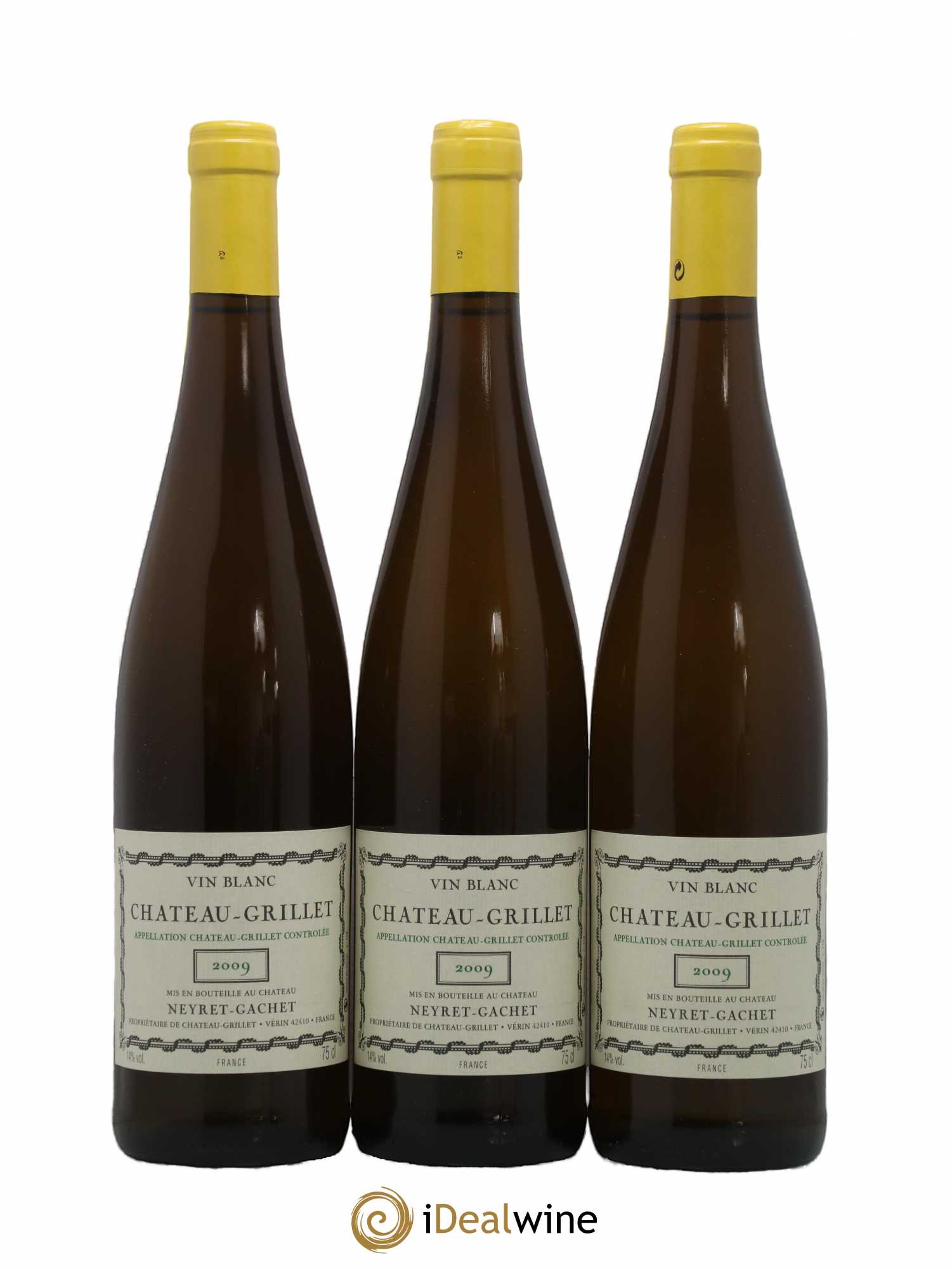 Château Grillet Château-Grillet 2009 - Lot de 3 bouteilles - 0