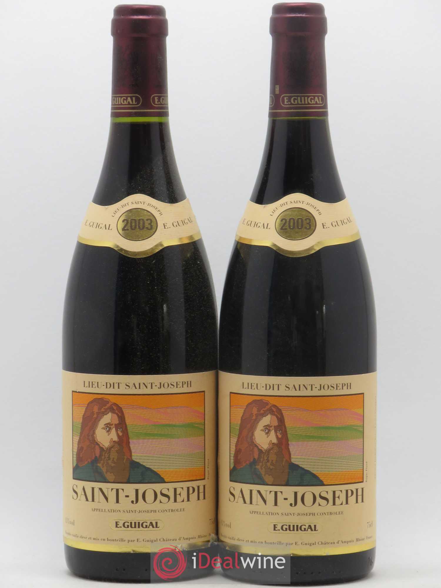 Saint-Joseph Lieu-dit Saint-Joseph Guigal 2003 - Lot de 2 bouteilles - 0