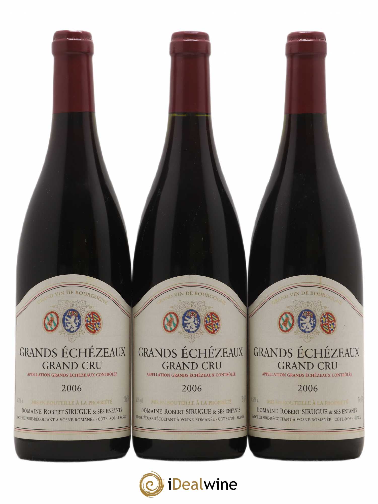 Grands-Echezeaux Grand Cru Robert Sirugue (Domaine) 2006 - Lot de 3 bouteilles - 0