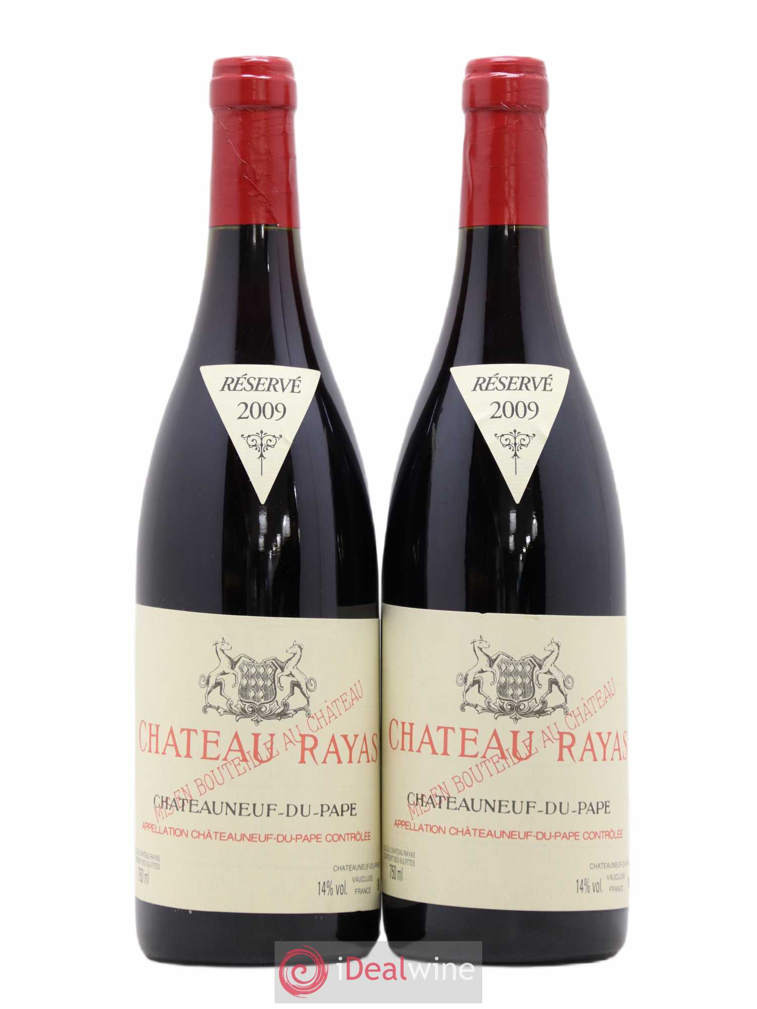 Châteauneuf-du-Pape Château Rayas Emmanuel Reynaud 2009 - Lot de 2 bouteilles - 0