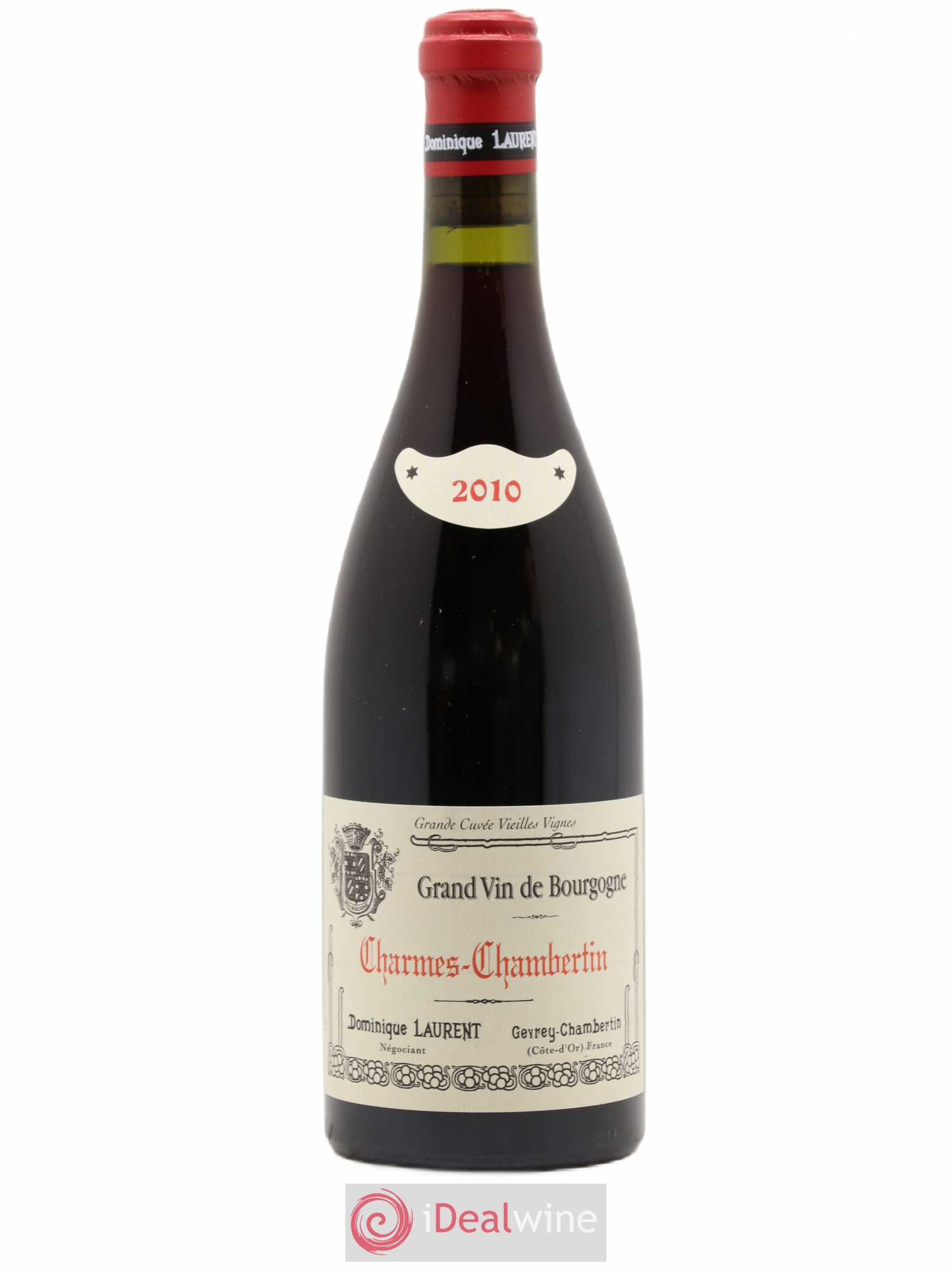 Charmes-Chambertin Grand Cru Vieilles Vignes Dominique Laurent 2010 - Lot de 1 bouteille - 0