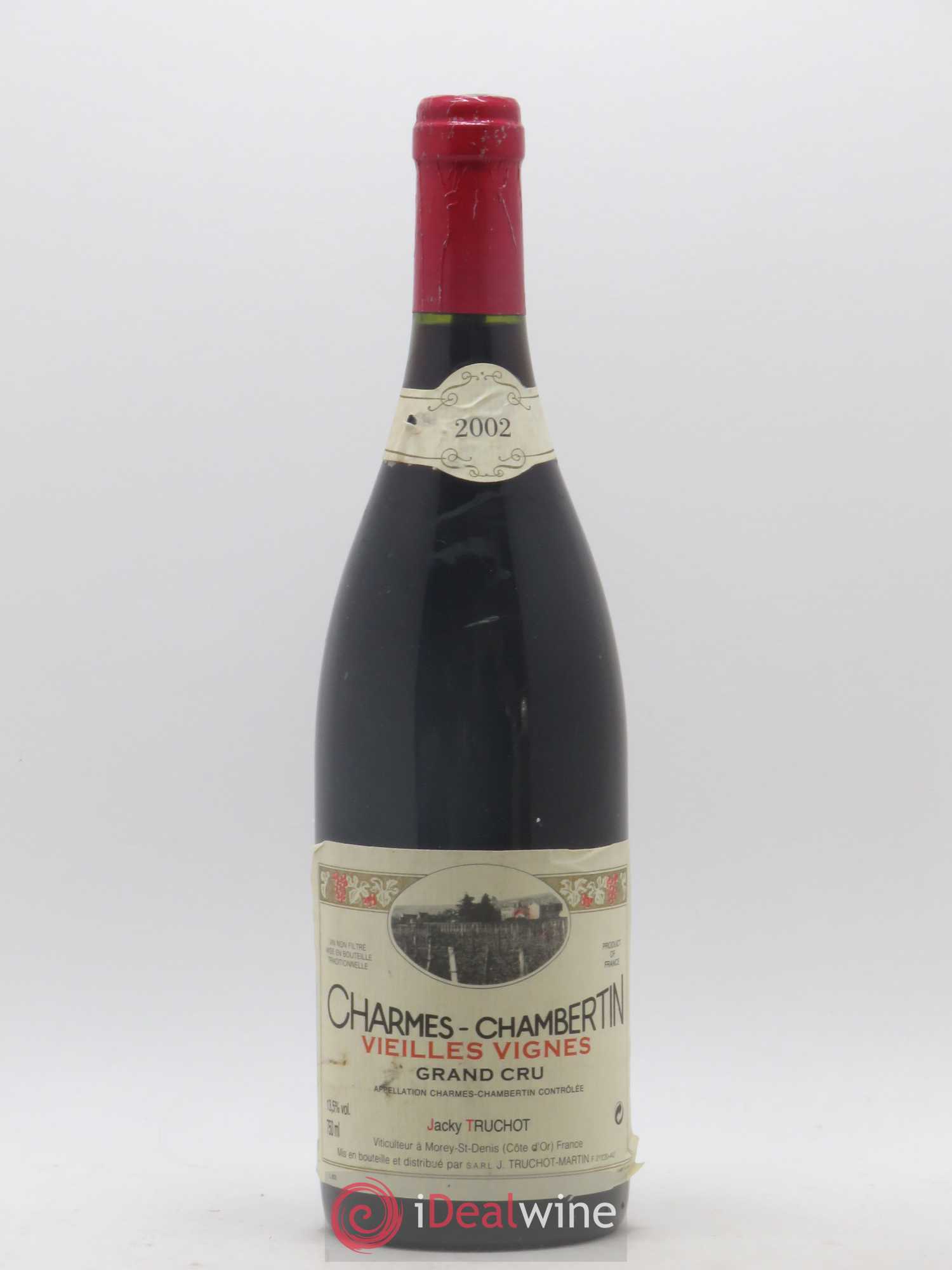 Charmes-Chambertin Grand Cru Vieilles Vignes Jacky Truchot 2002 - Lot de 1 bouteille - 0