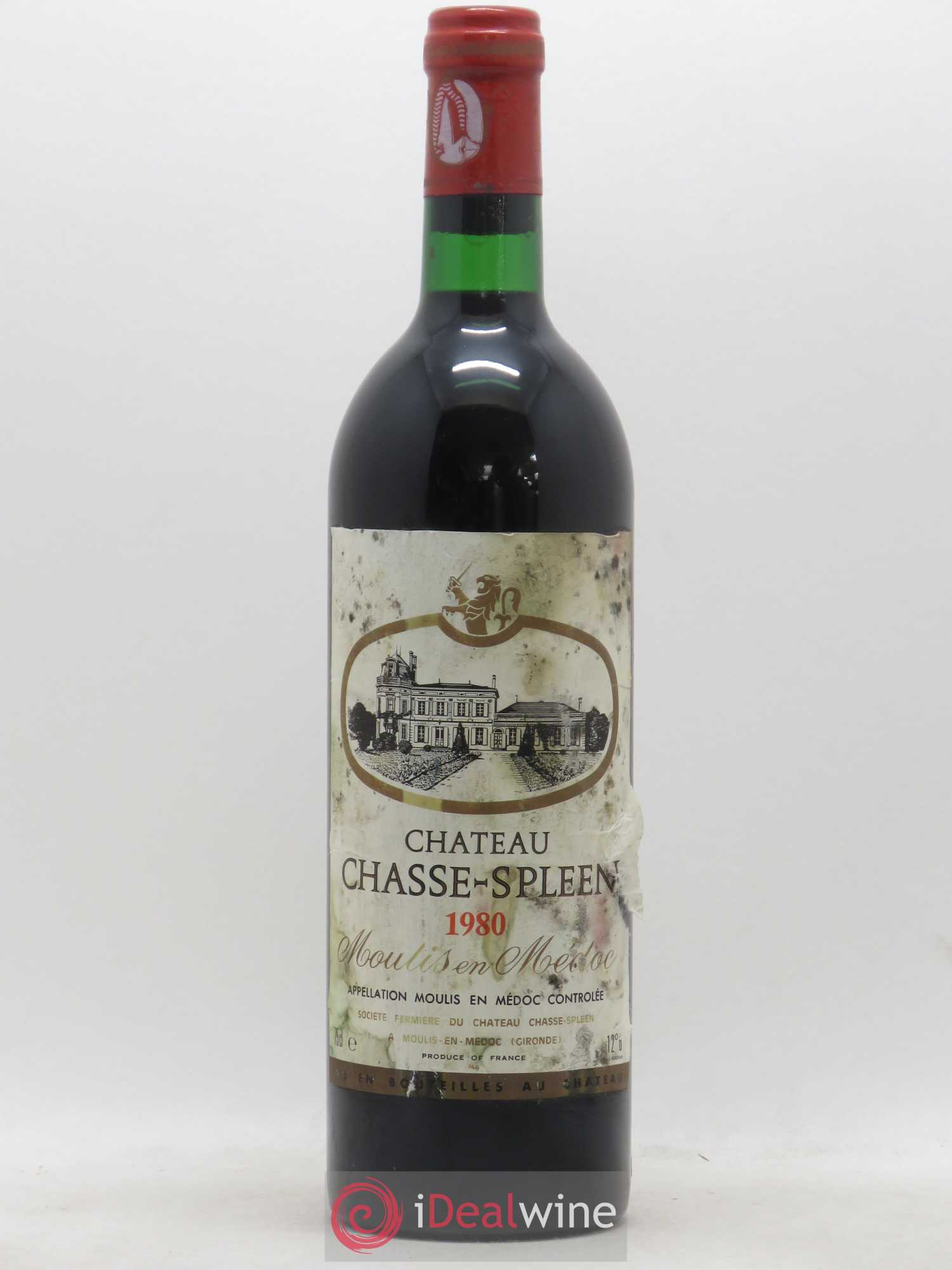 Château Chasse Spleen 1980 - Lot de 1 bouteille - 0