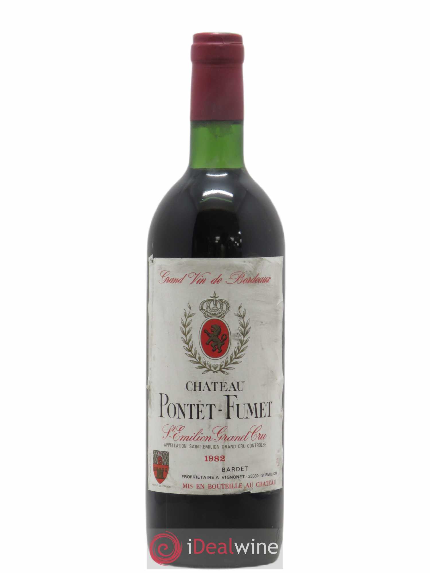 Pontet-Fumet 1982 - Posten von 1 Flasche - 0