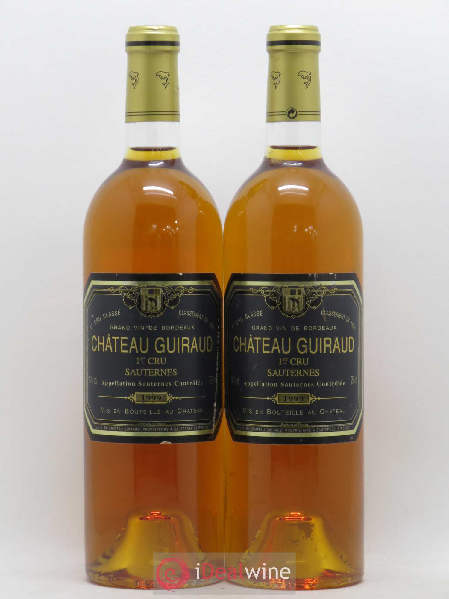 Château Guiraud 1er Grand Cru Classé 1999 - Lotto di 2 bottiglie - 0