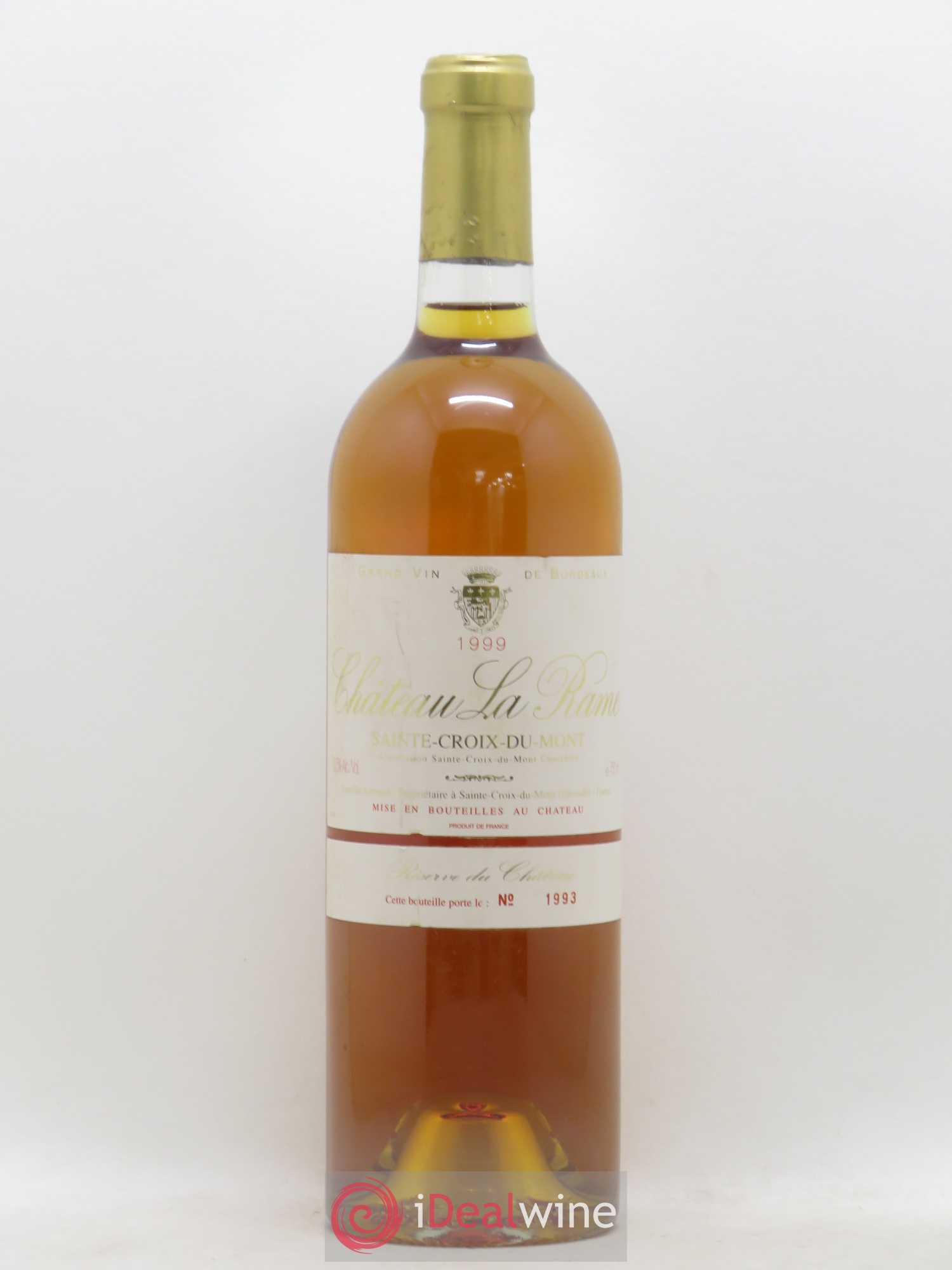 Sainte-Croix-du-Mont Château La Rame 1999 - Posten von 1 Flasche - 0