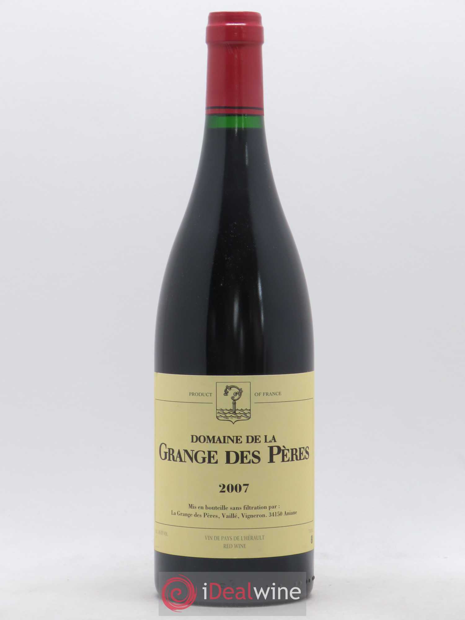 Pays d'Hérault Grange des Pères Laurent Vaillé 2007 - Lot de 1 bouteille - 0