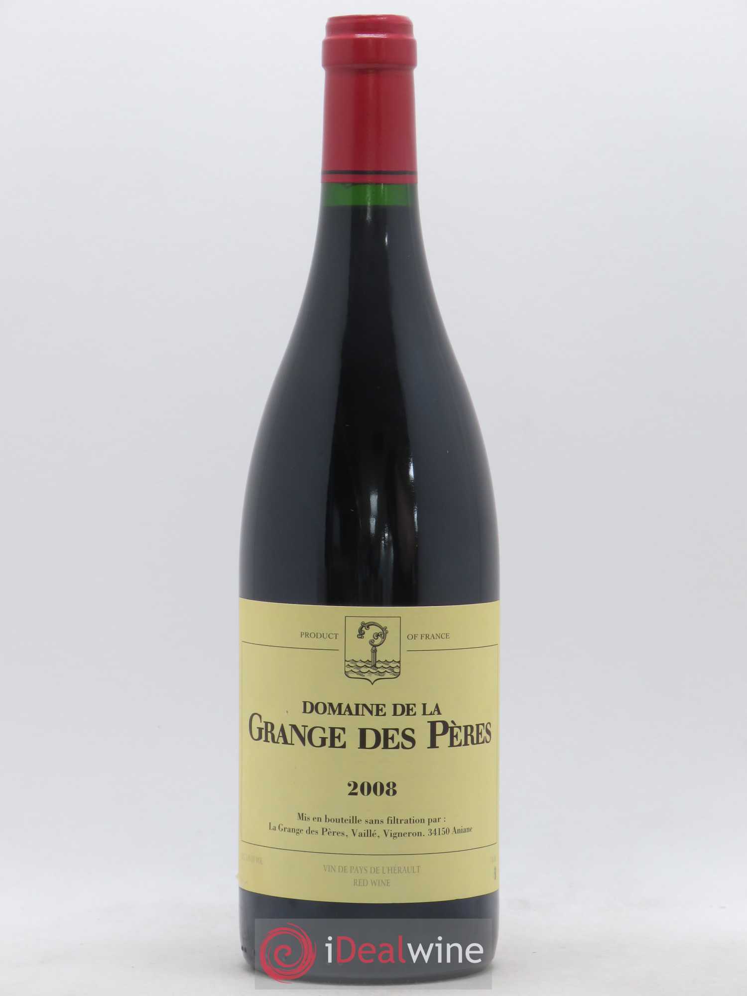 Pays d'Hérault Grange des Pères Laurent Vaillé 2008 - Lot de 1 bouteille - 0