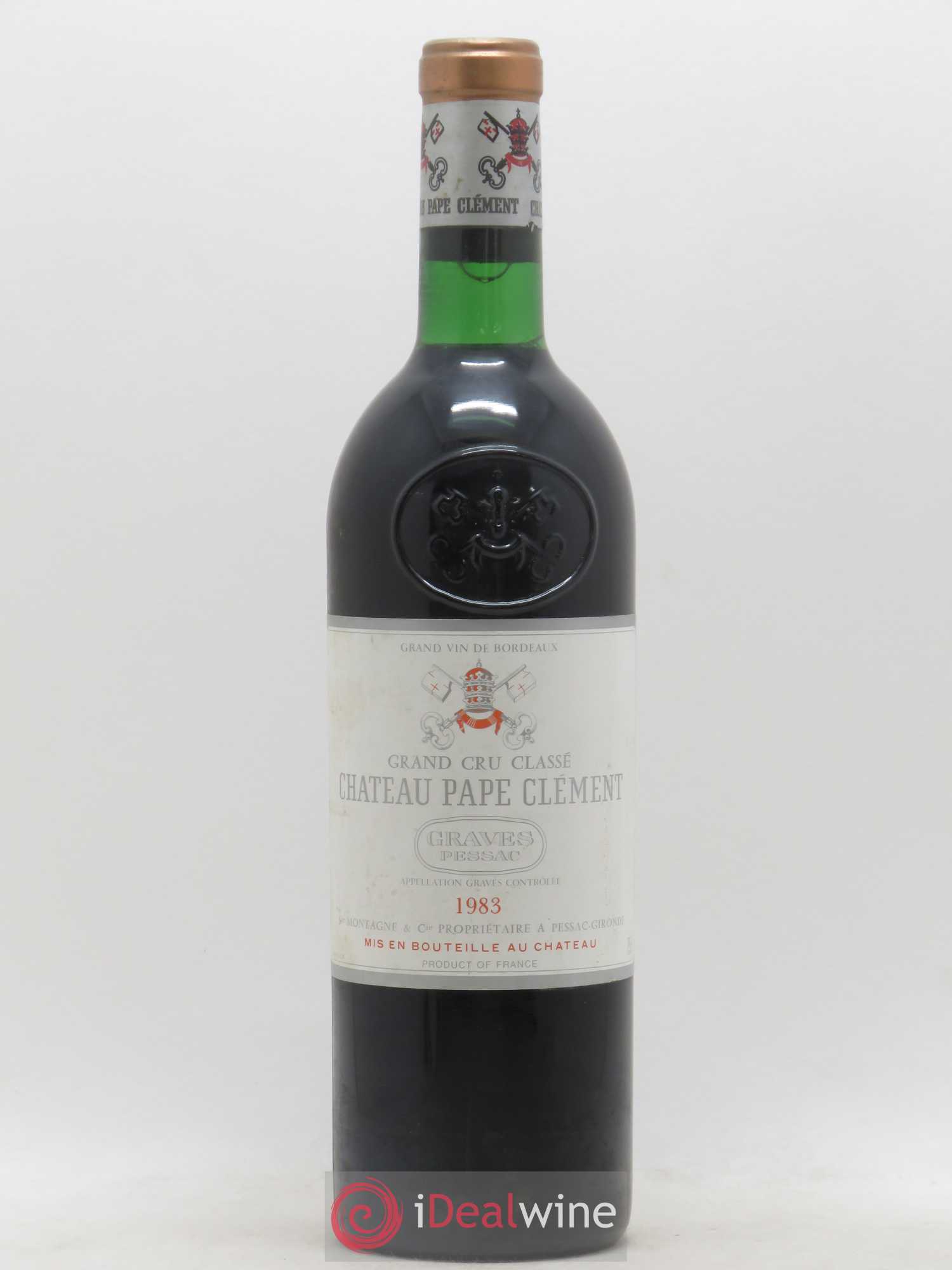 Château Pape Clément Cru Classé de Graves 1983 - Lot de 1 bouteille - 0