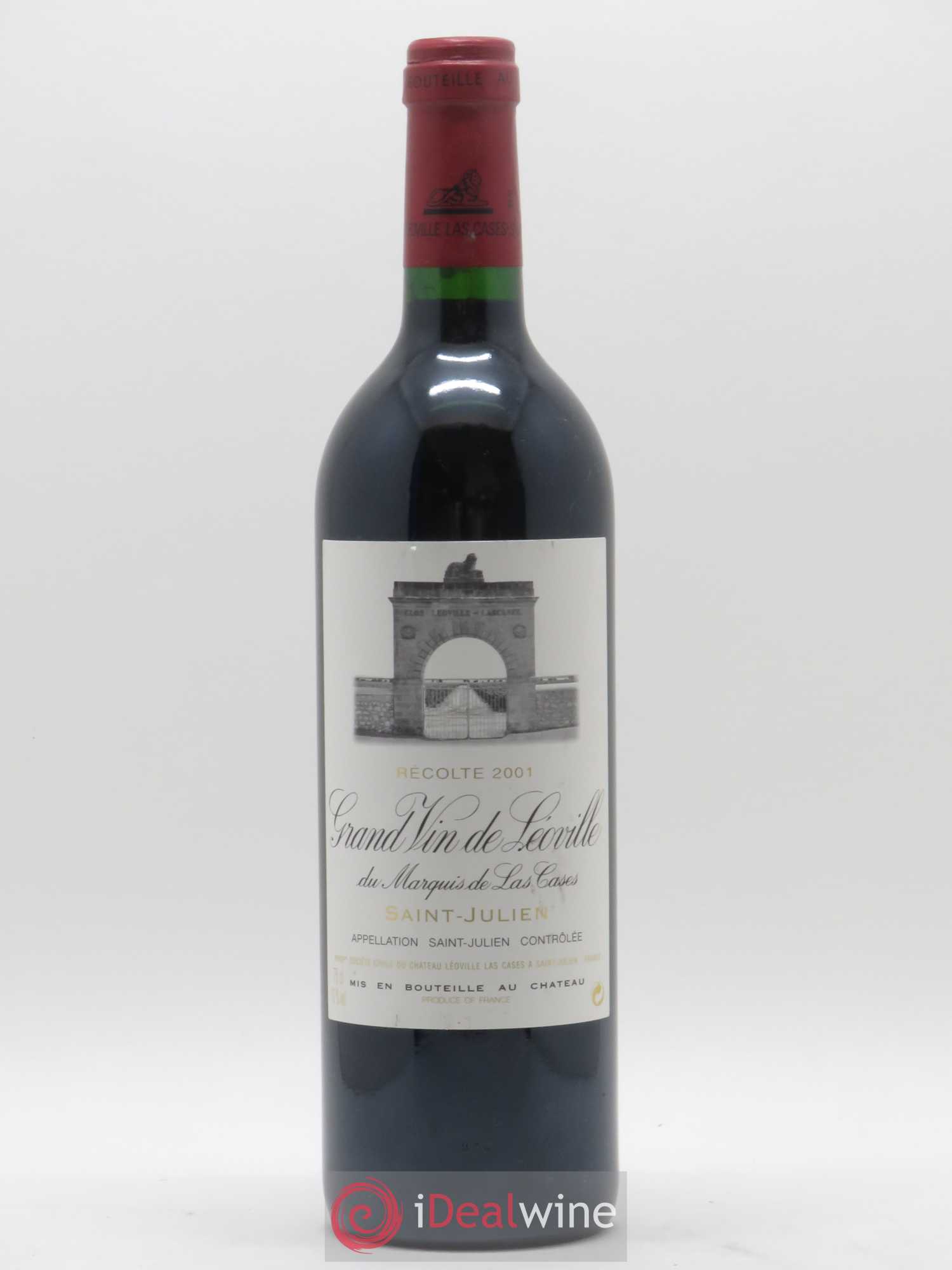 Château Léoville Las Cases 2ème Grand Cru Classé 2001 - Lot de 1 bouteille - 0