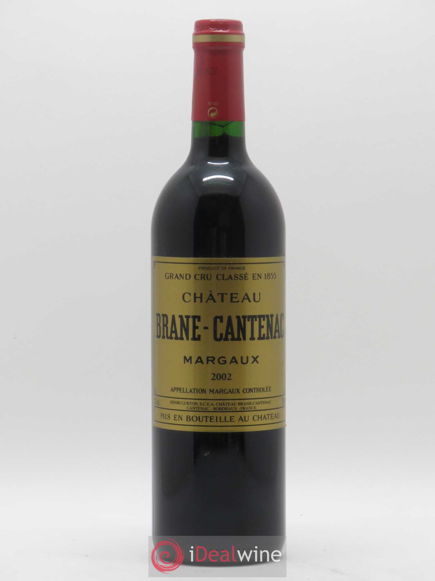 Château Brane Cantenac 2ème Grand Cru Classé 2002 - Lot de 1 bouteille - 0